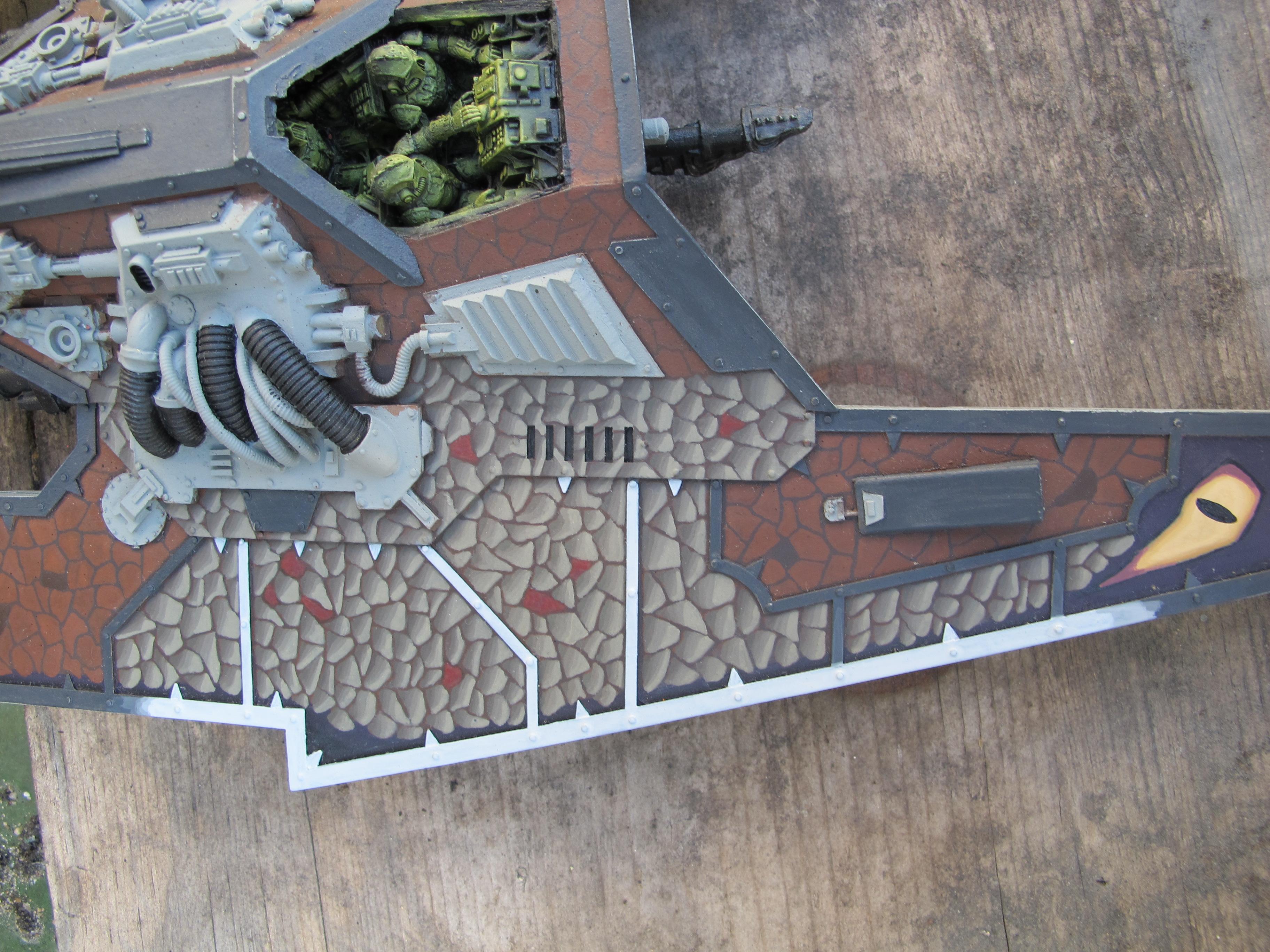 Aircraft, Airplane, Chaos, Chaos Space Marines, Daemons, Flyer, Forge World, Hell Talon, Nurgle, Scales
