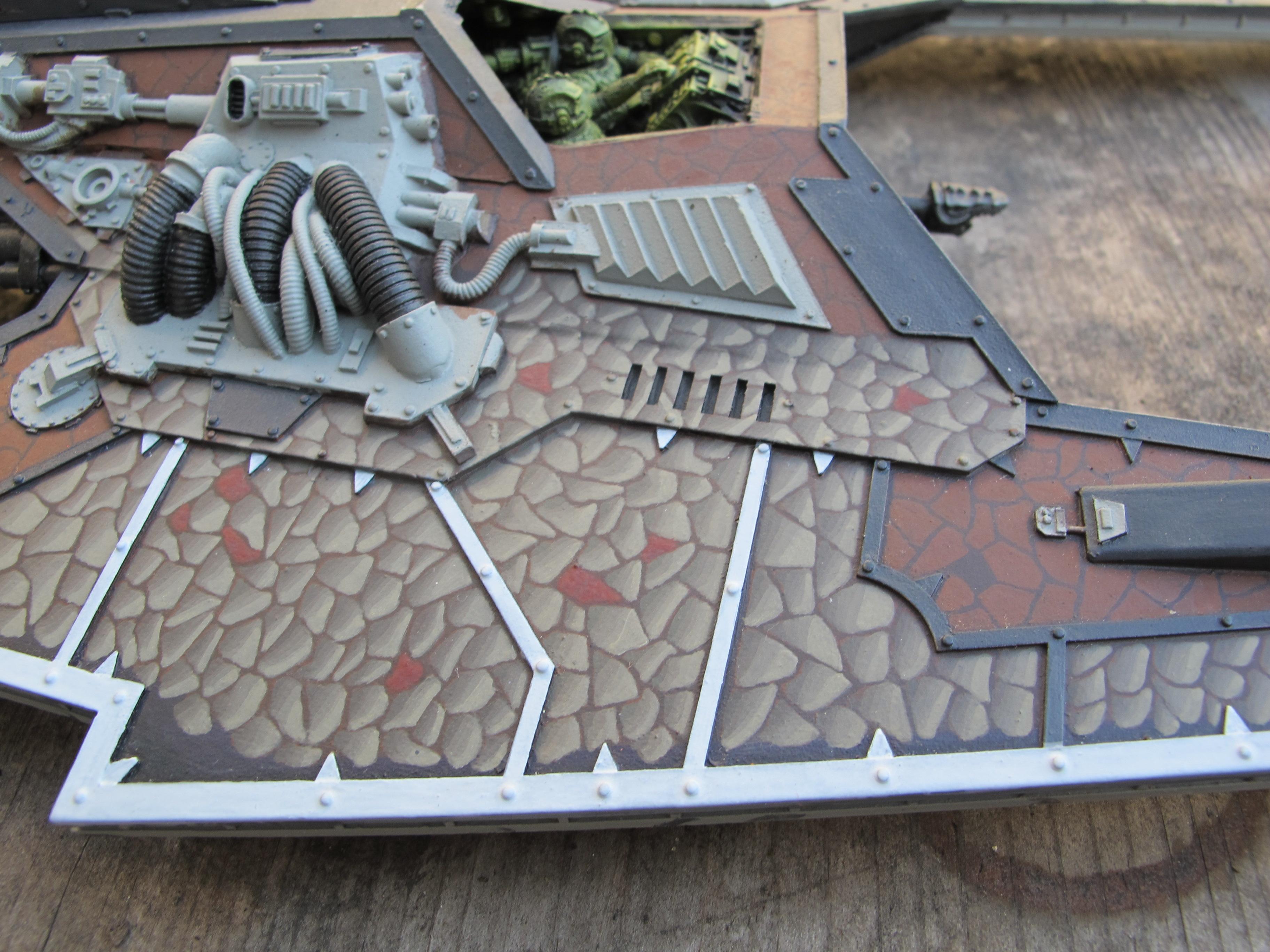 Aircraft, Airplane, Chaos, Chaos Space Marines, Daemons, Flyer, Forge World, Hell Talon, Nurgle, Scales