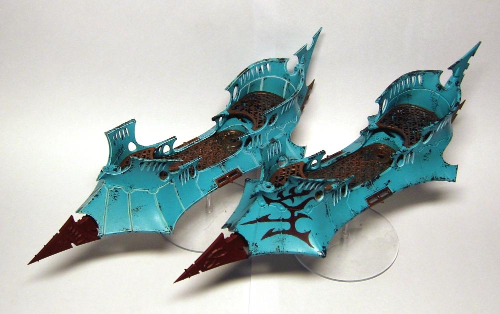 Dark Eldar, Raider, WIP Raiders
