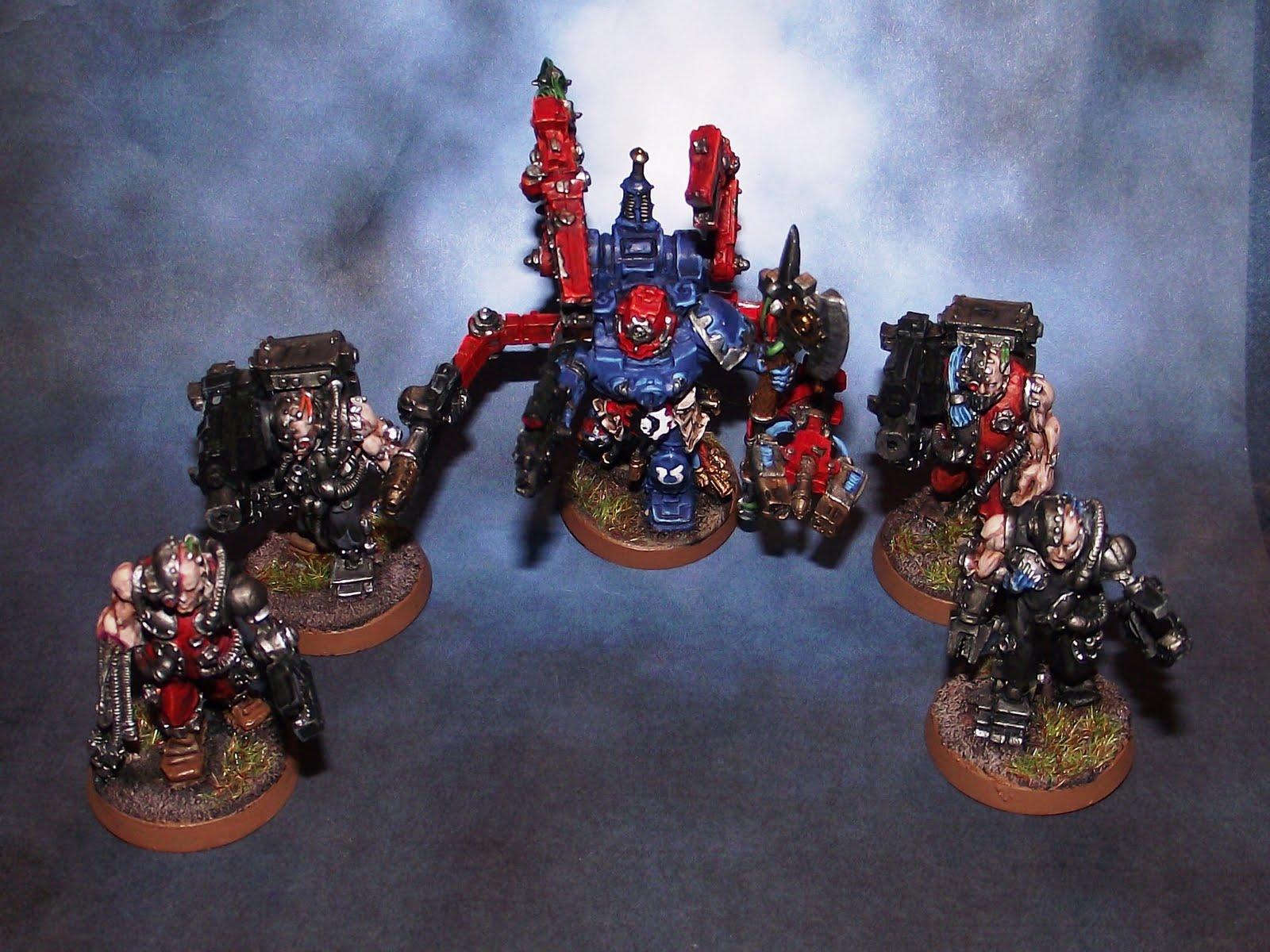 Finecast Techmarine &amp; Servitors