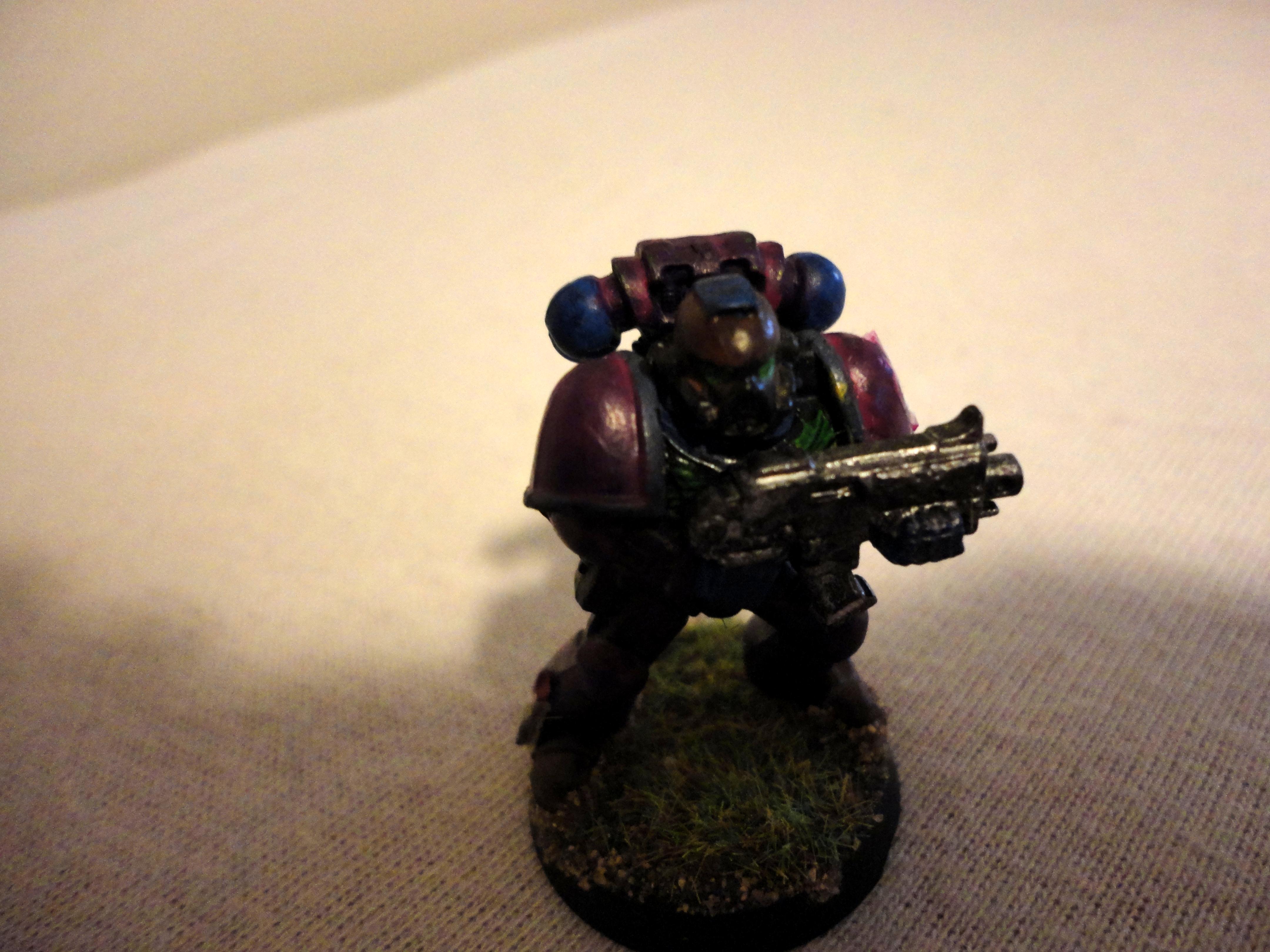 Tactical marine front view