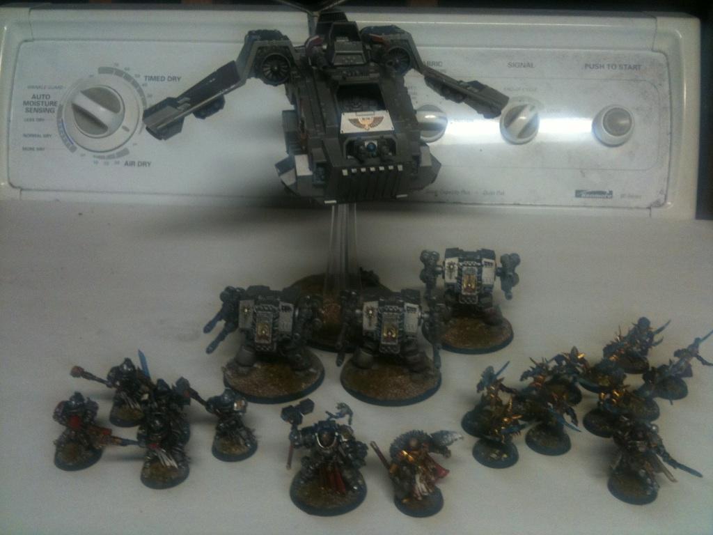Grey Knights, Painting, Silver