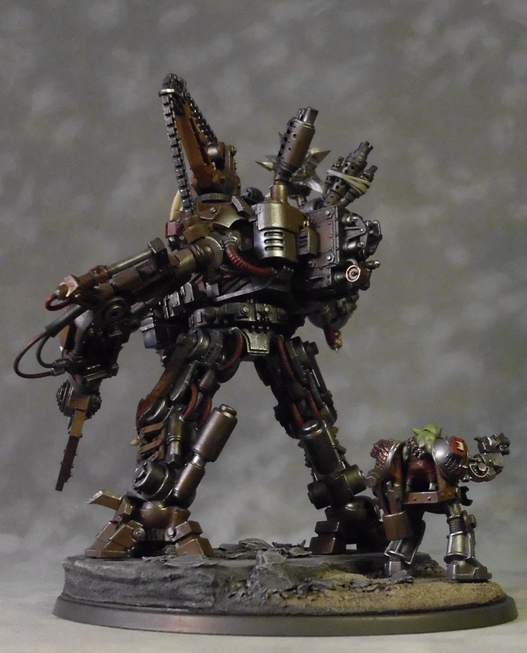 Dreadknight, Grey Knights, Looted, Marine Abuse, Orks