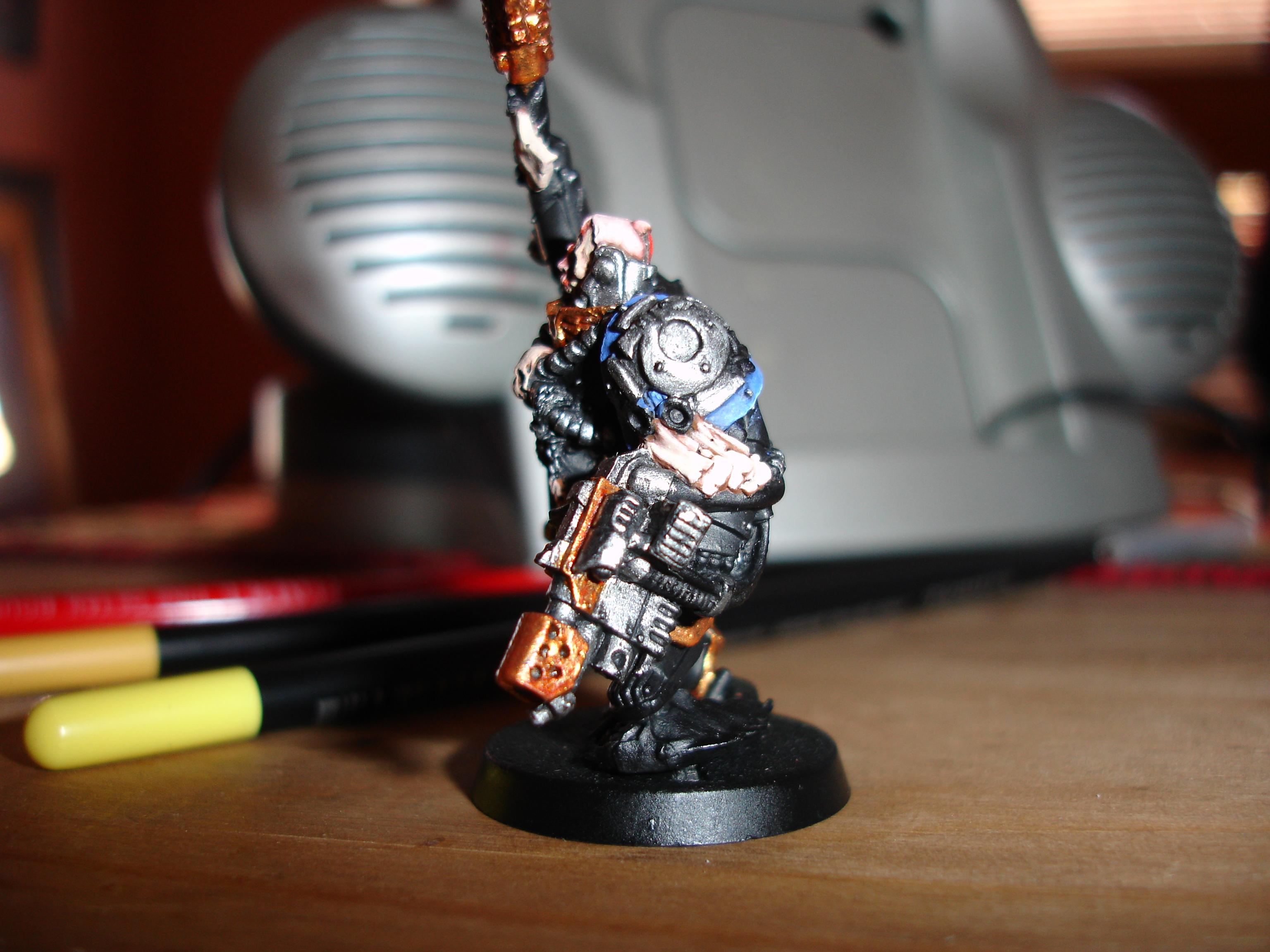Cassius, Chaplain, Chaplin, Space Marines, Ultramarines, Warhammer 40,000, Work In Progress