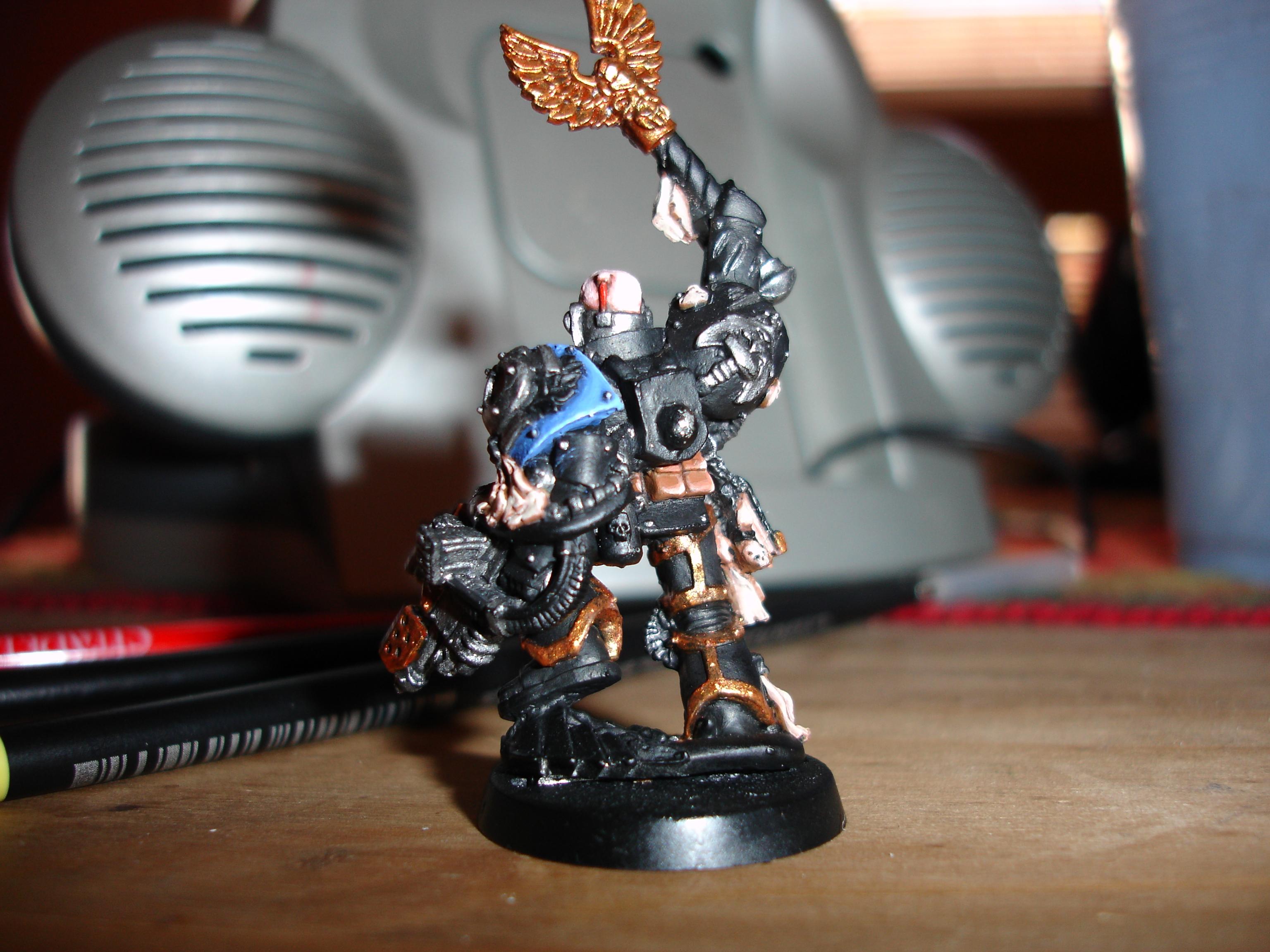 Cassius, Chaplain, Chaplin, Space Marines, Ultramarines, Warhammer 40,000, Work In Progress