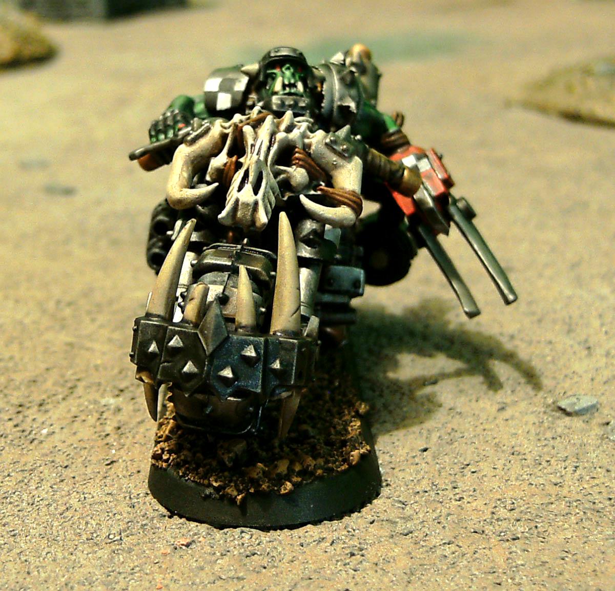 Bike, Goffs, Motorcycles, Nob Bikers, Orks, Ouze, Power Claw, Power Klaw, Warbikers, Warhammer 40,000