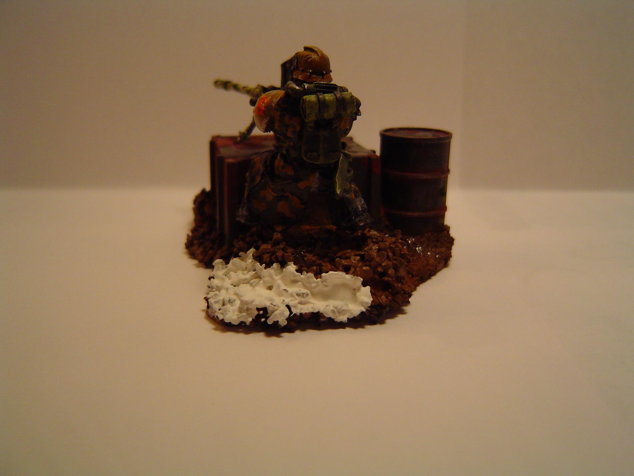 Death Korps of Krieg, Diorama, Heavy Stubber