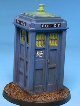 Dr. Who, Police Box, Tardis, Terrain