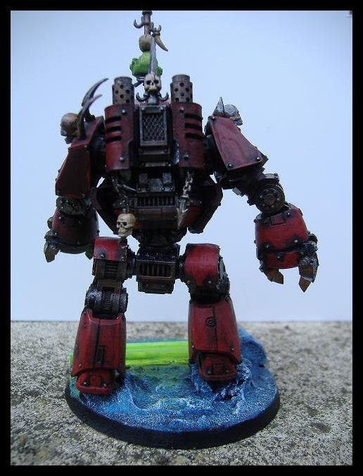 Chaos Space Marines, Contemptor Dreadnought, Khorne, Warhammer 40,000, World Eaters