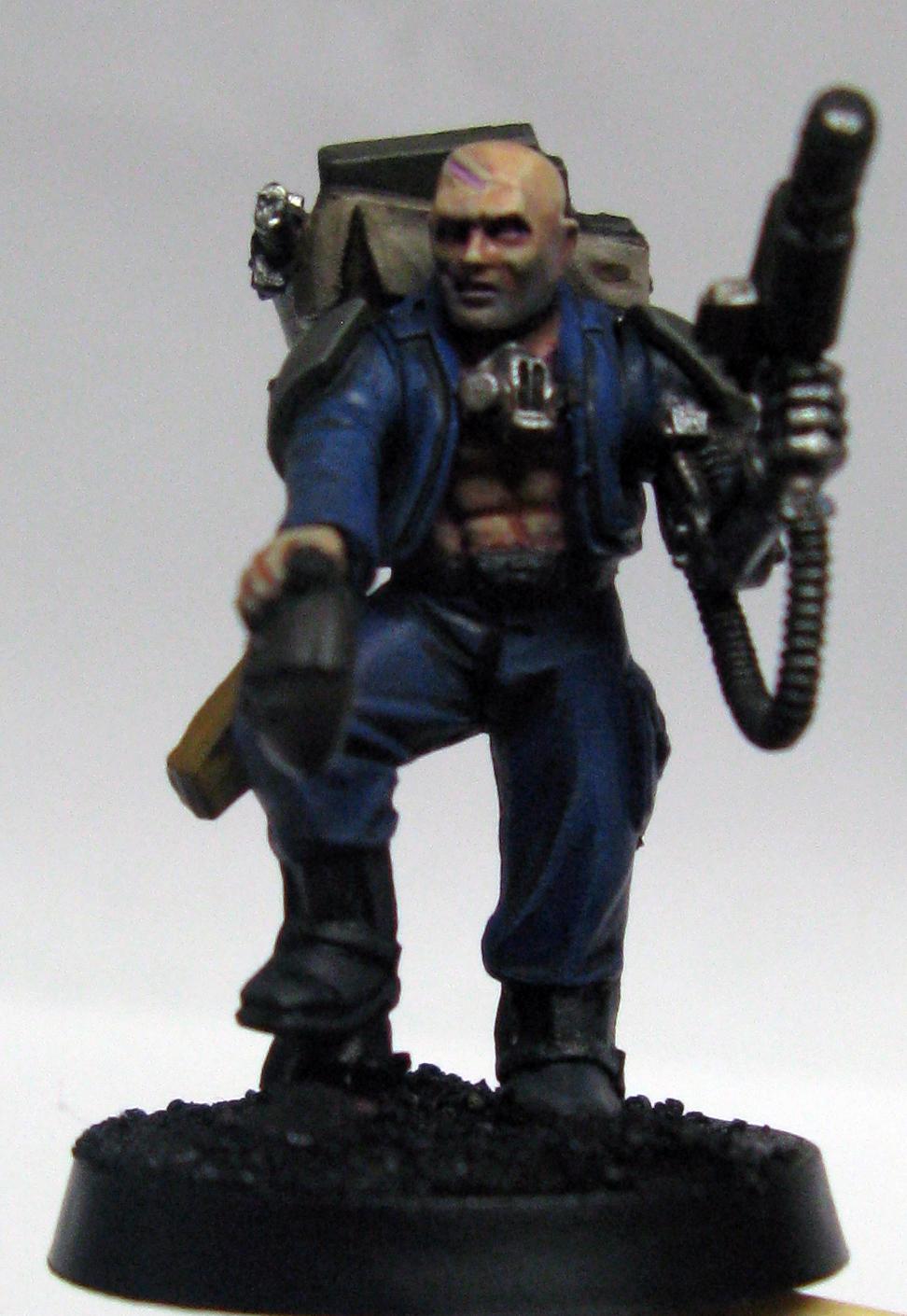 Alcatran, Bionics, Bodyguard, Fluff, Hellpistol, Imperial Guard, Veteran, Work In Progress