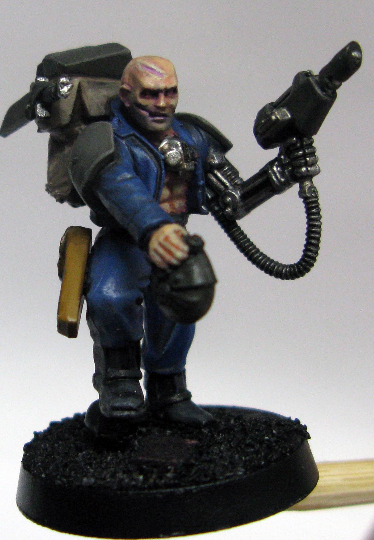 Alcatran, Bionics, Bodyguard, Fluff, Hellpistol, Imperial Guard, Veteran, Work In Progress