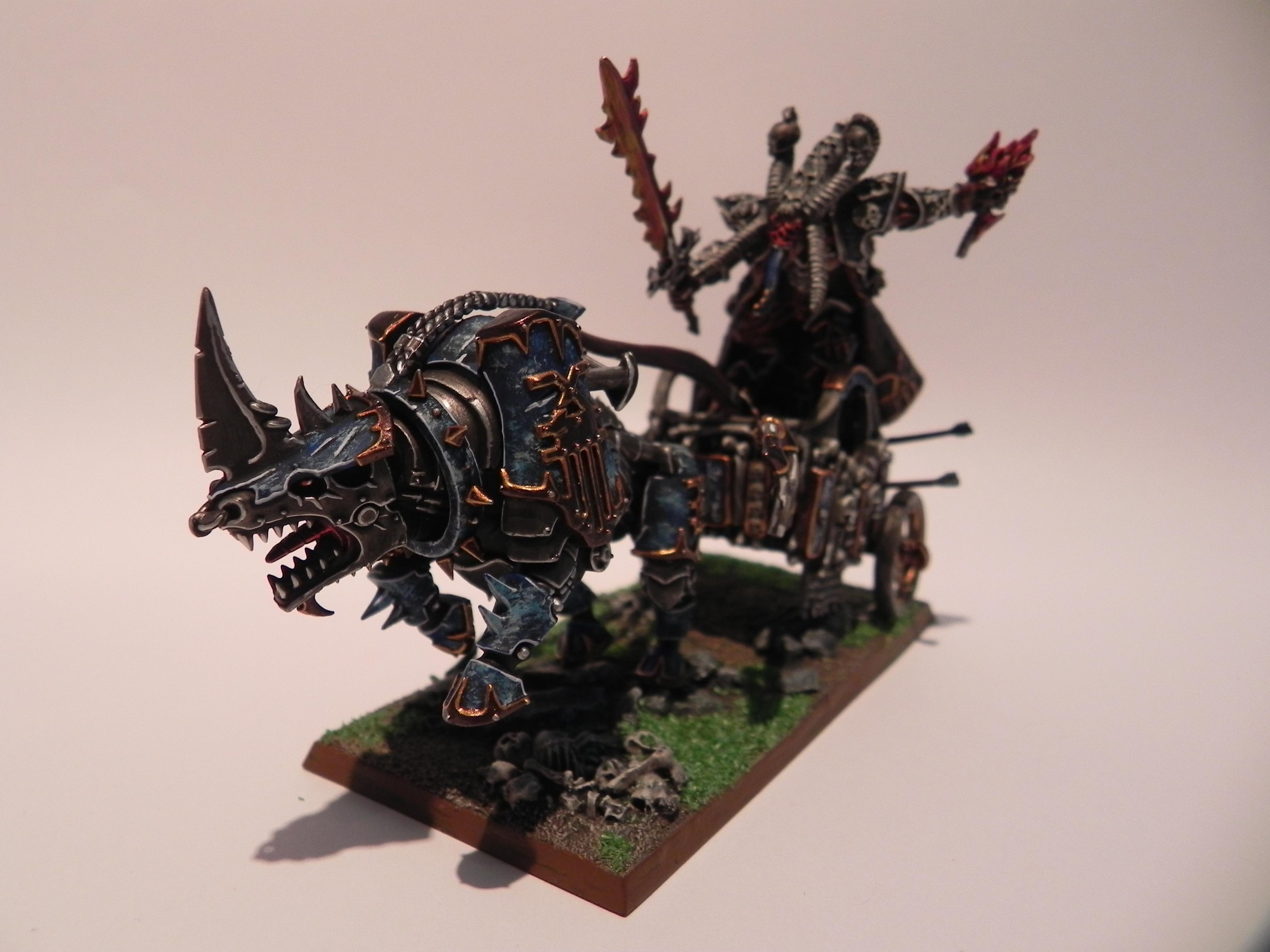Chaos Daemons, Chariot, Daemons, Juggernaut, Khorne, Moloch, Schädelsammler, Skull Catcher, Streitwagen