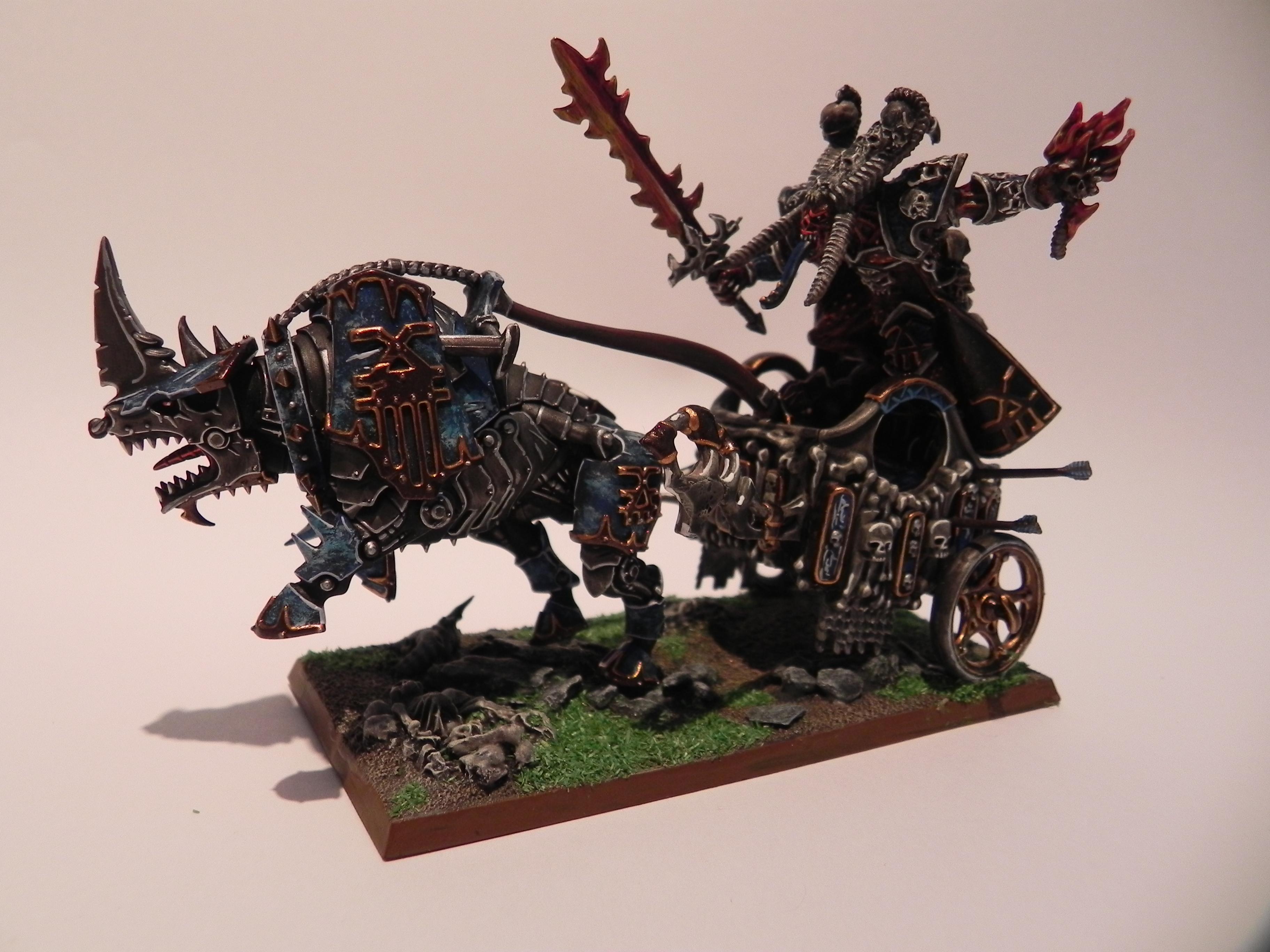 Chaos Daemons, Chariot, Daemons, Juggernaut, Khorne, Moloch, Schädelsammler