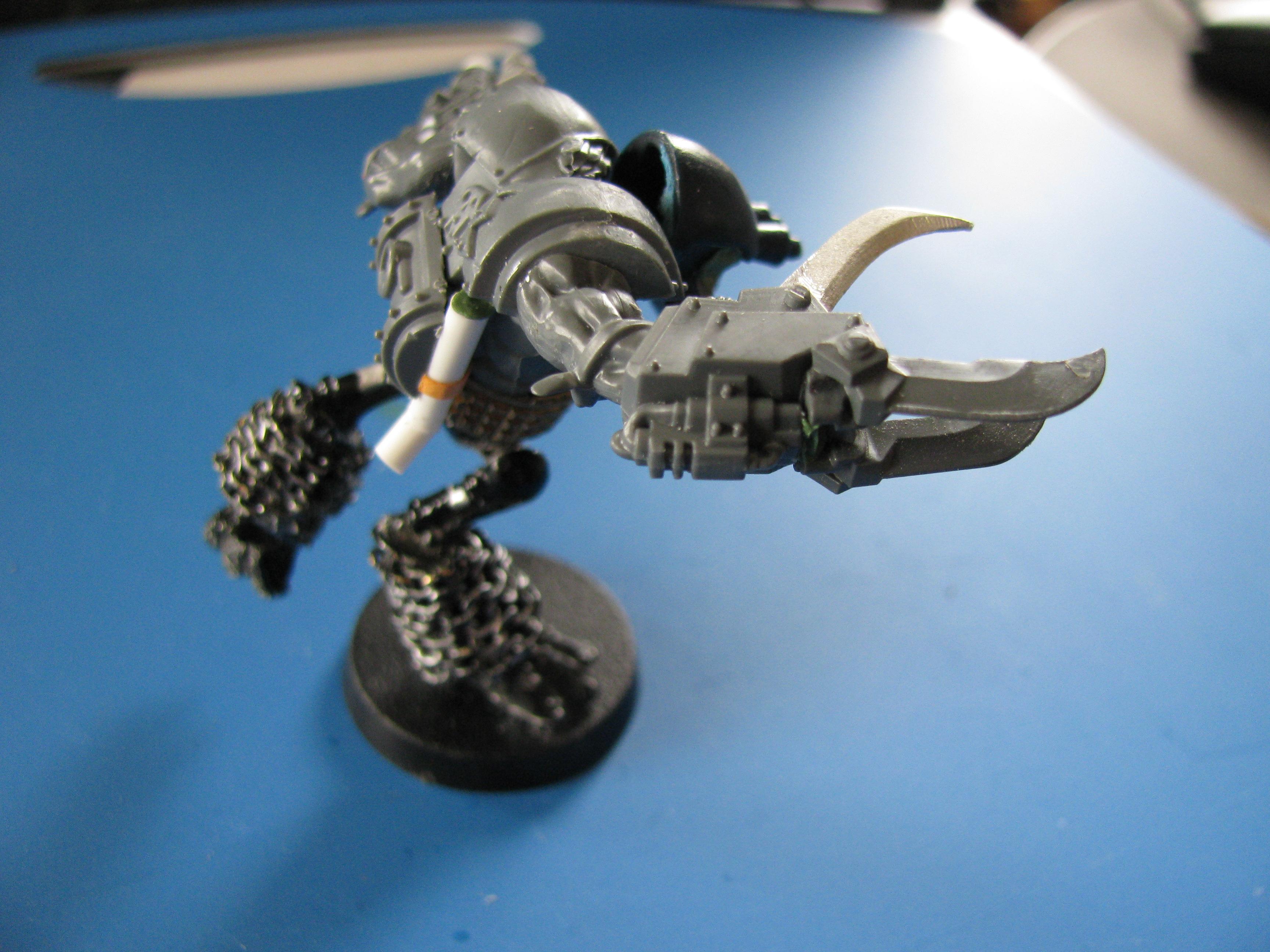 Conversion, Cyborks, Nob, Orks, Warhammer 40,000