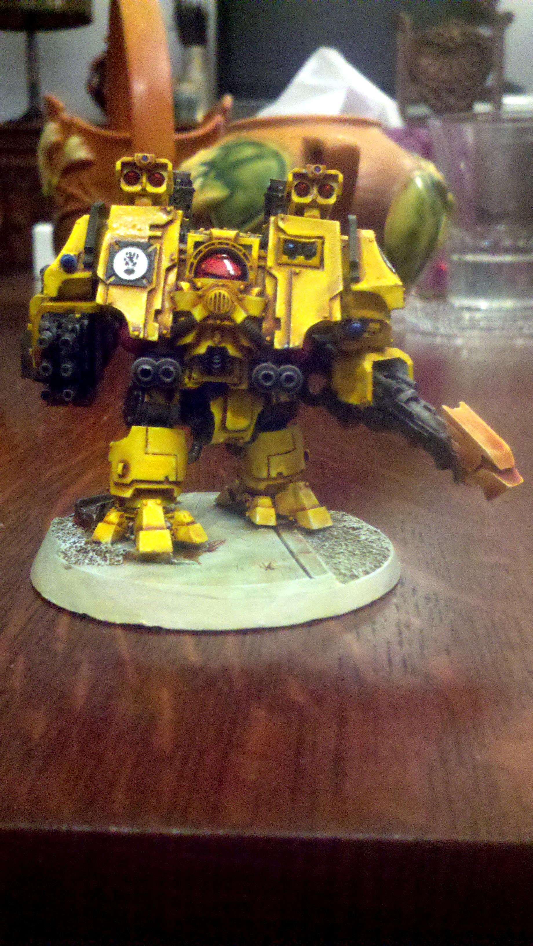 Dreadnought, Forge World, Imperial Fists, Space Marines, Warhammer 40,000