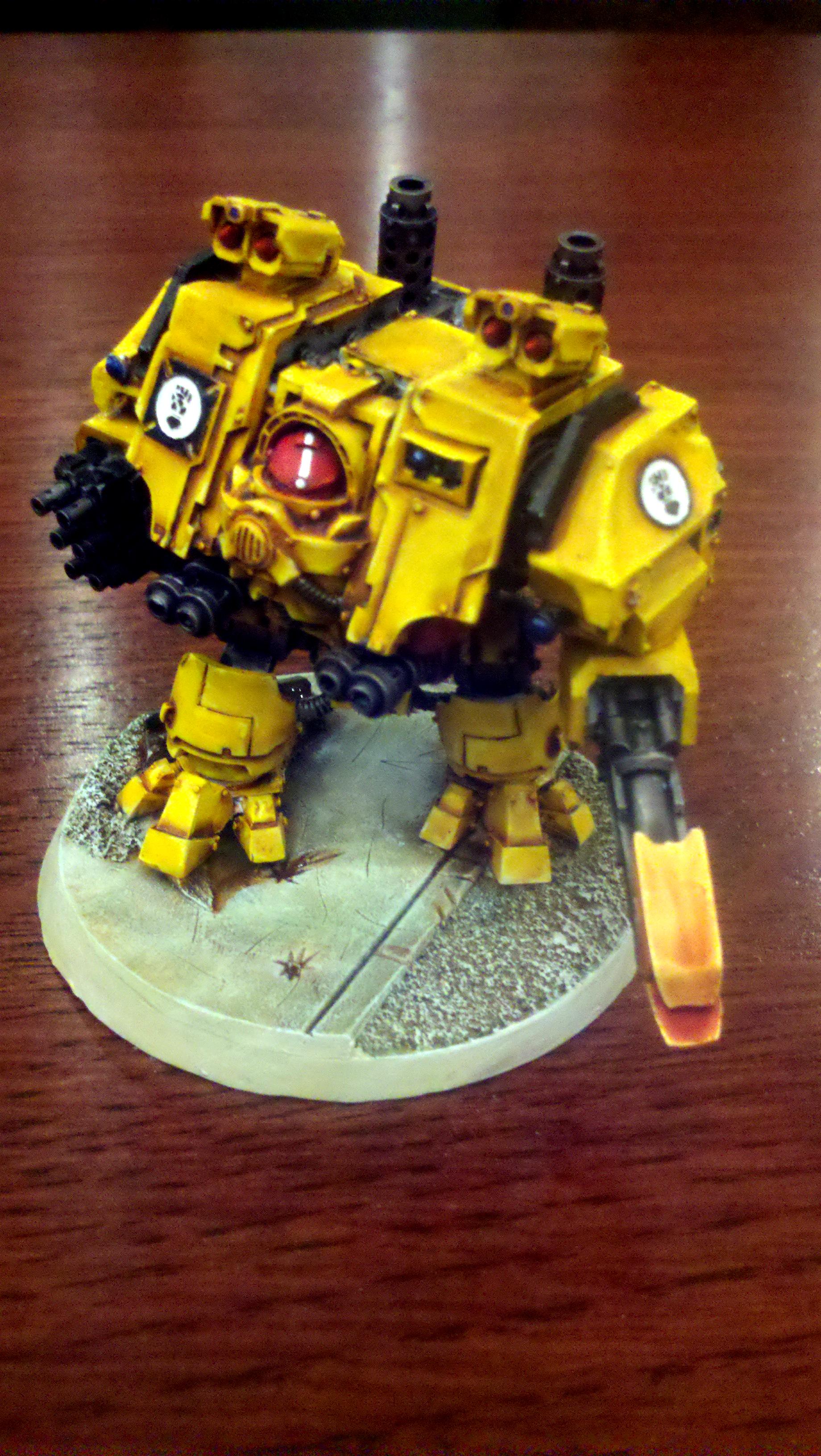 Dreadnought, Forge World, Imperial Fists, Space Marines, Warhammer 40,000