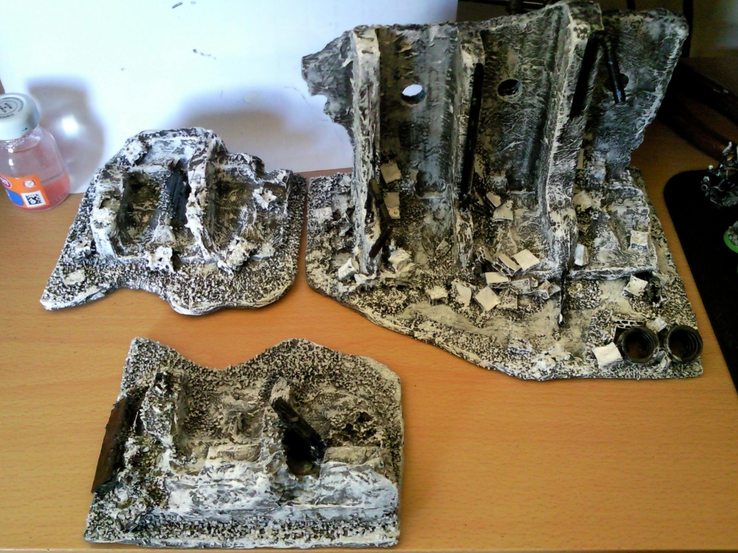 Base, City, Conversion, Ruins, Space Marines, Terrain, Troops, Warhammer 40,000, Work In Progress