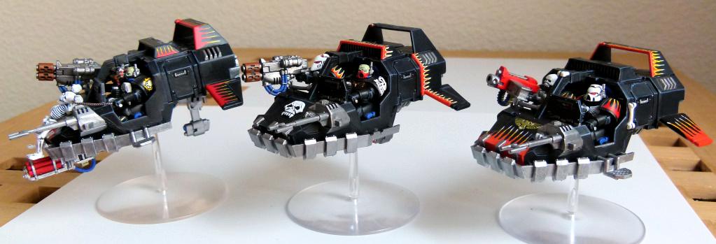 Land Speeders, Legion Of The Damned, Space Marines