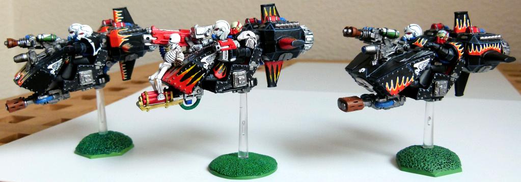 Land Speeders, Space Marines, Warhammer 40,000