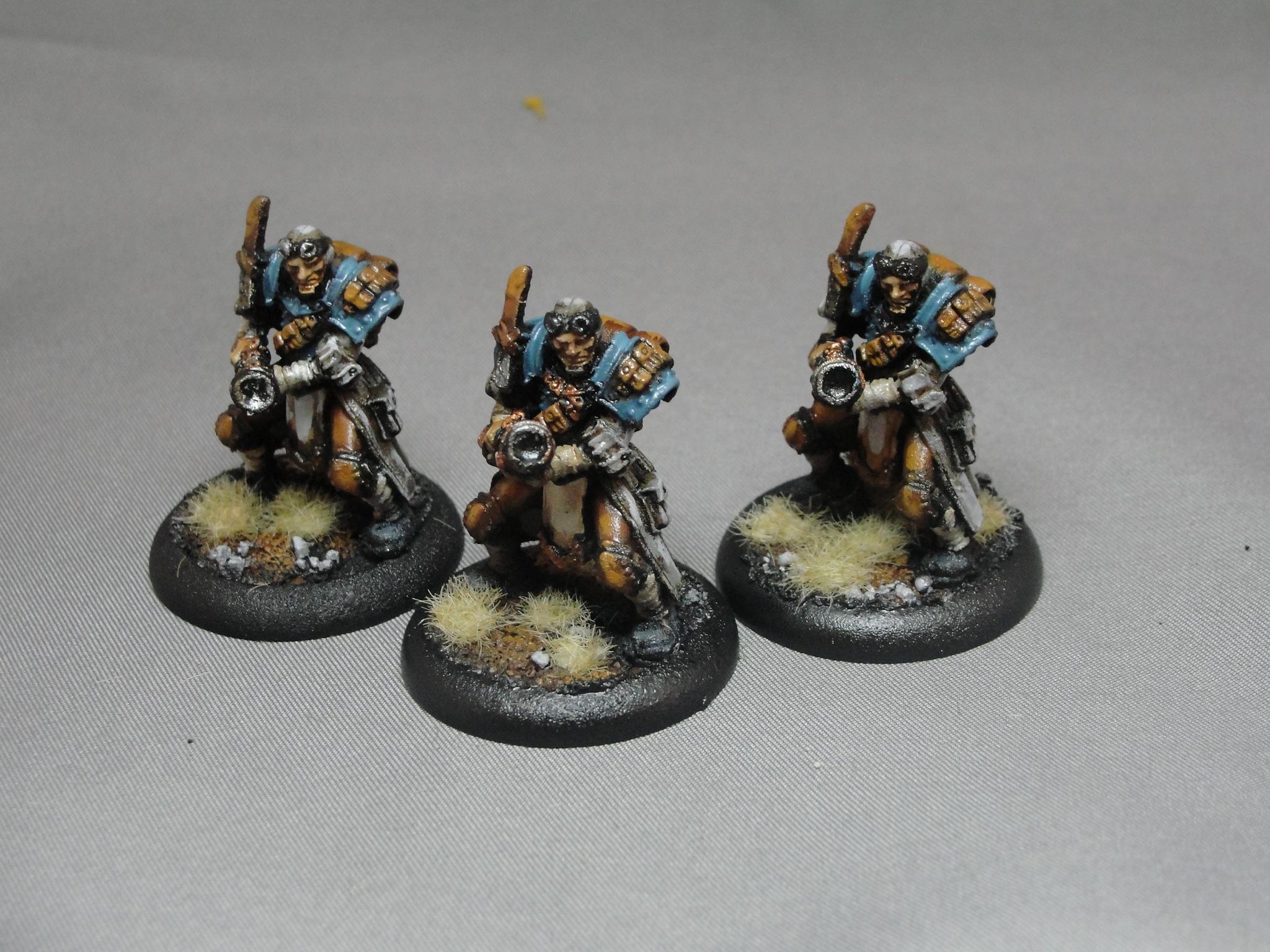 Warmachine, Cygnar, Trencher Commando Scattergunners