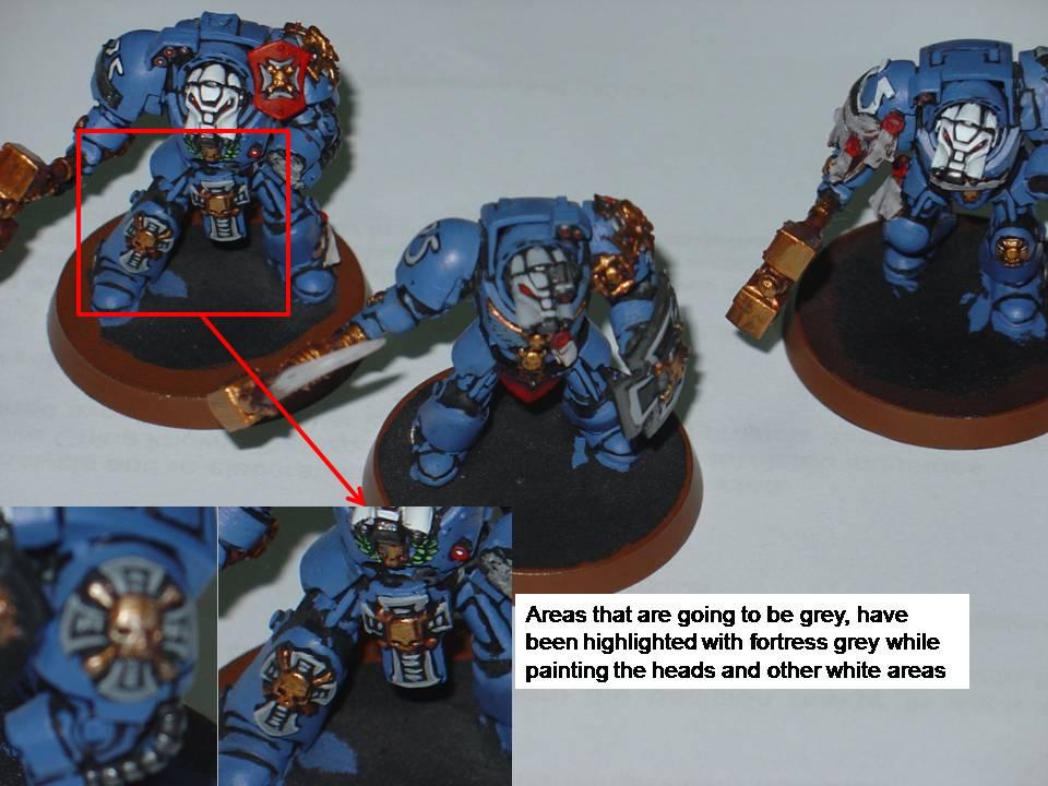 Space Marines, Terminator Armor, Warhammer 40,000, Work In Progress