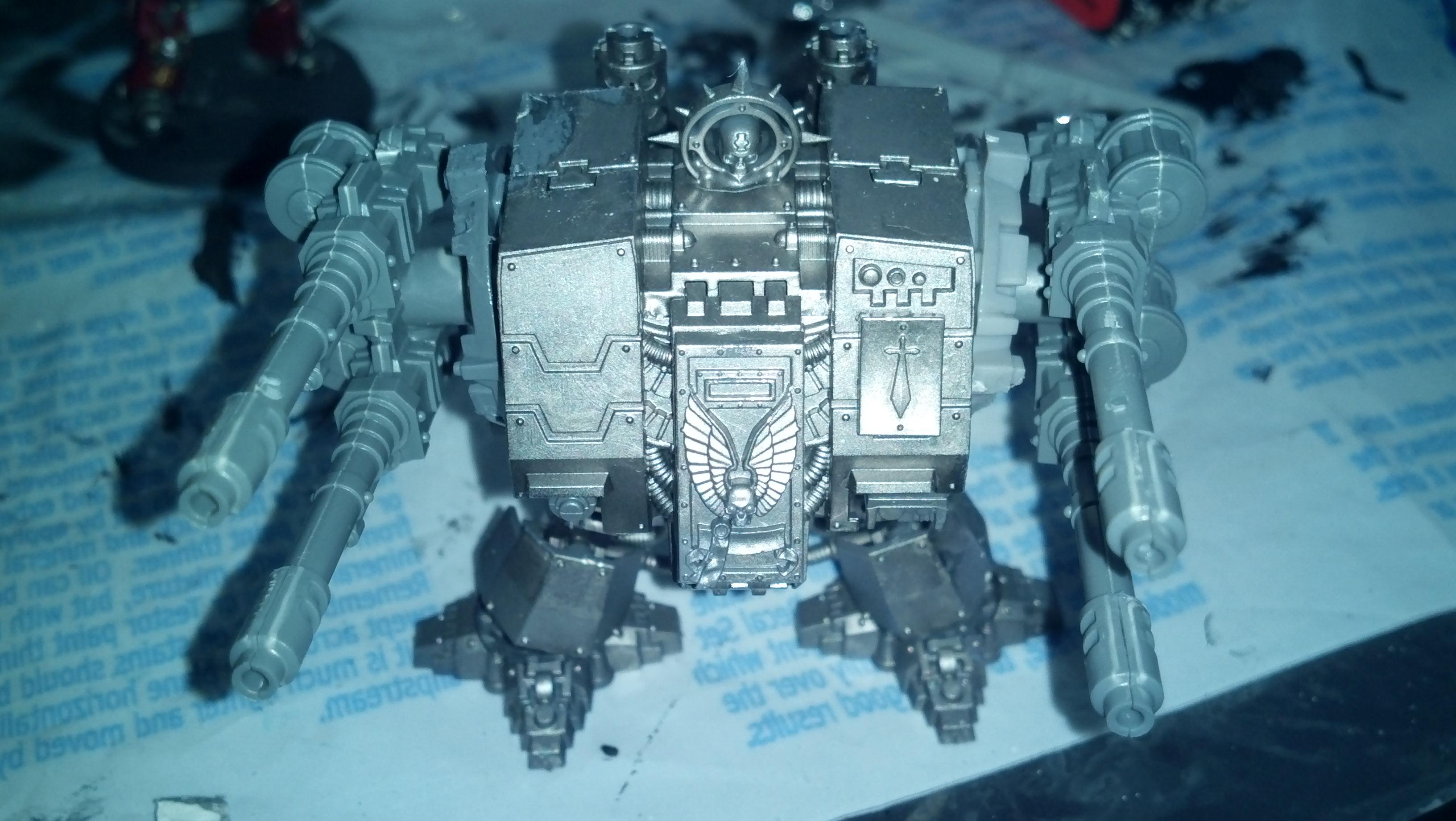 top left corner was having glue problems, hoping to paint over that