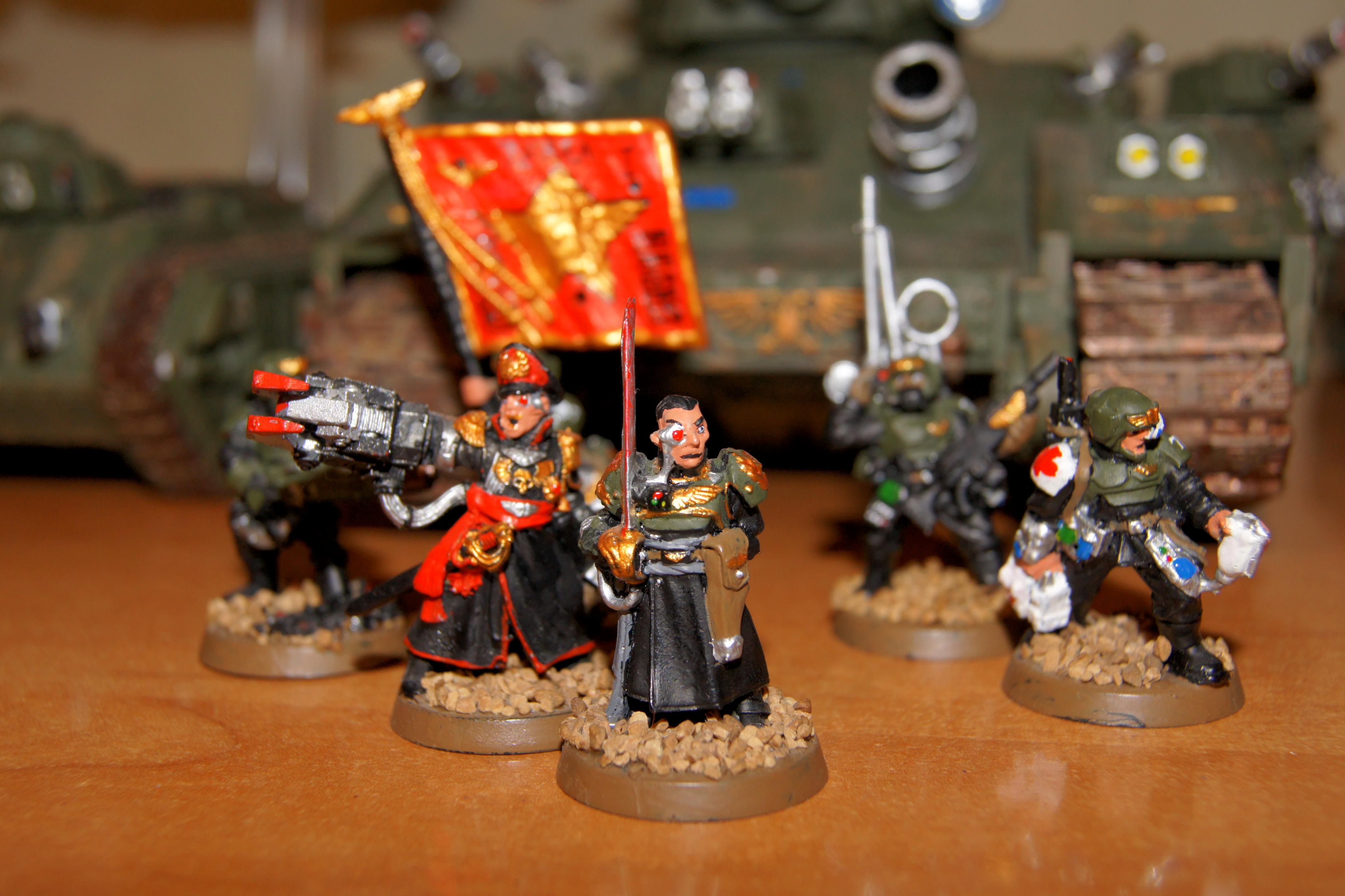 Army, Astra Militarum, Bane Wolf, Baneblade, Command Squad, Conversion, Heavy Weapon, Imperial Guard, Militarum Tempestus, Tempestus Scions, Veteran