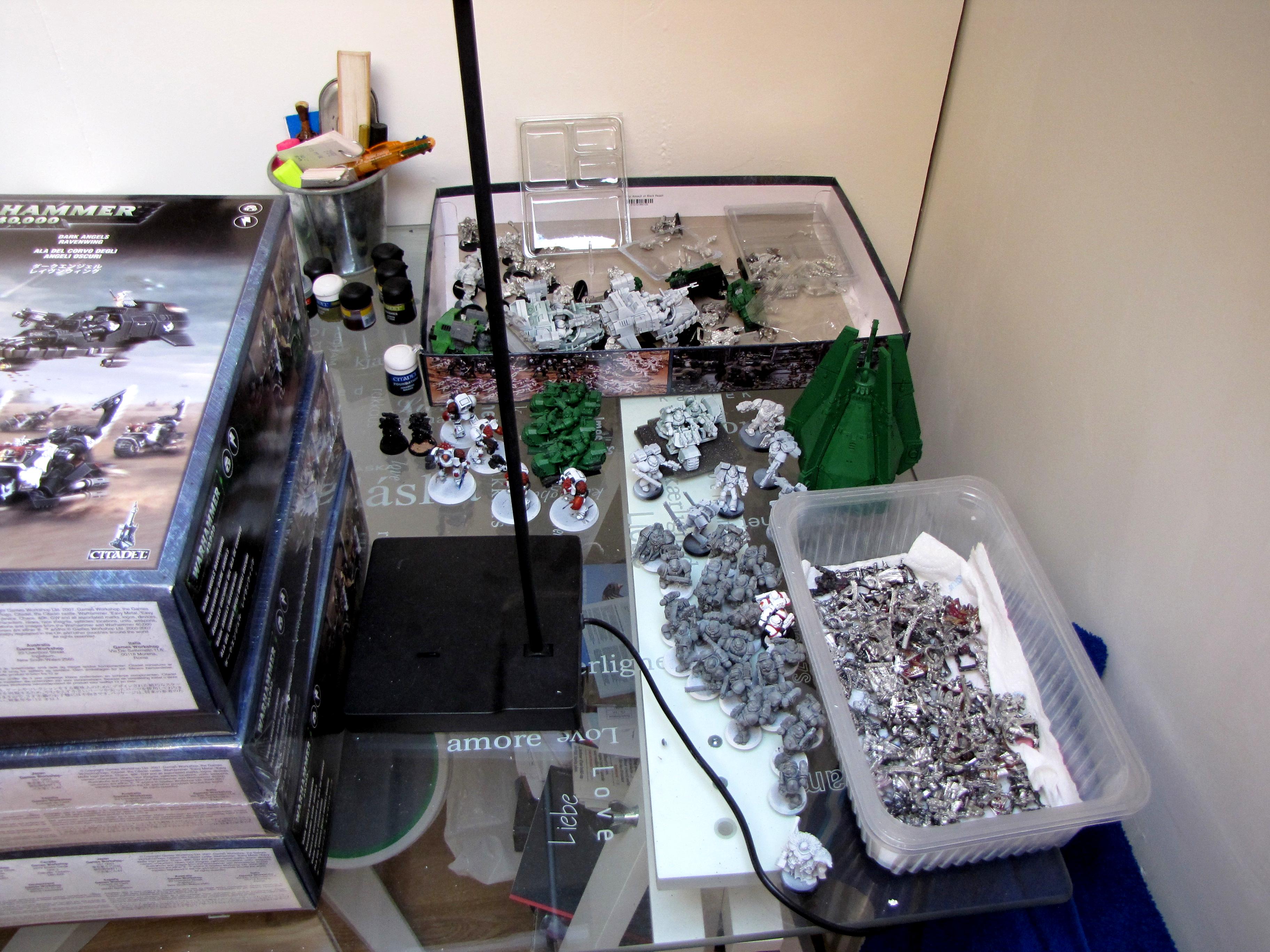 Big Mess, Bike, Future White Scars, More Work?, Oh God What Have I Done, Sisters Of Battle, Space Marines, Warhammer 40,000