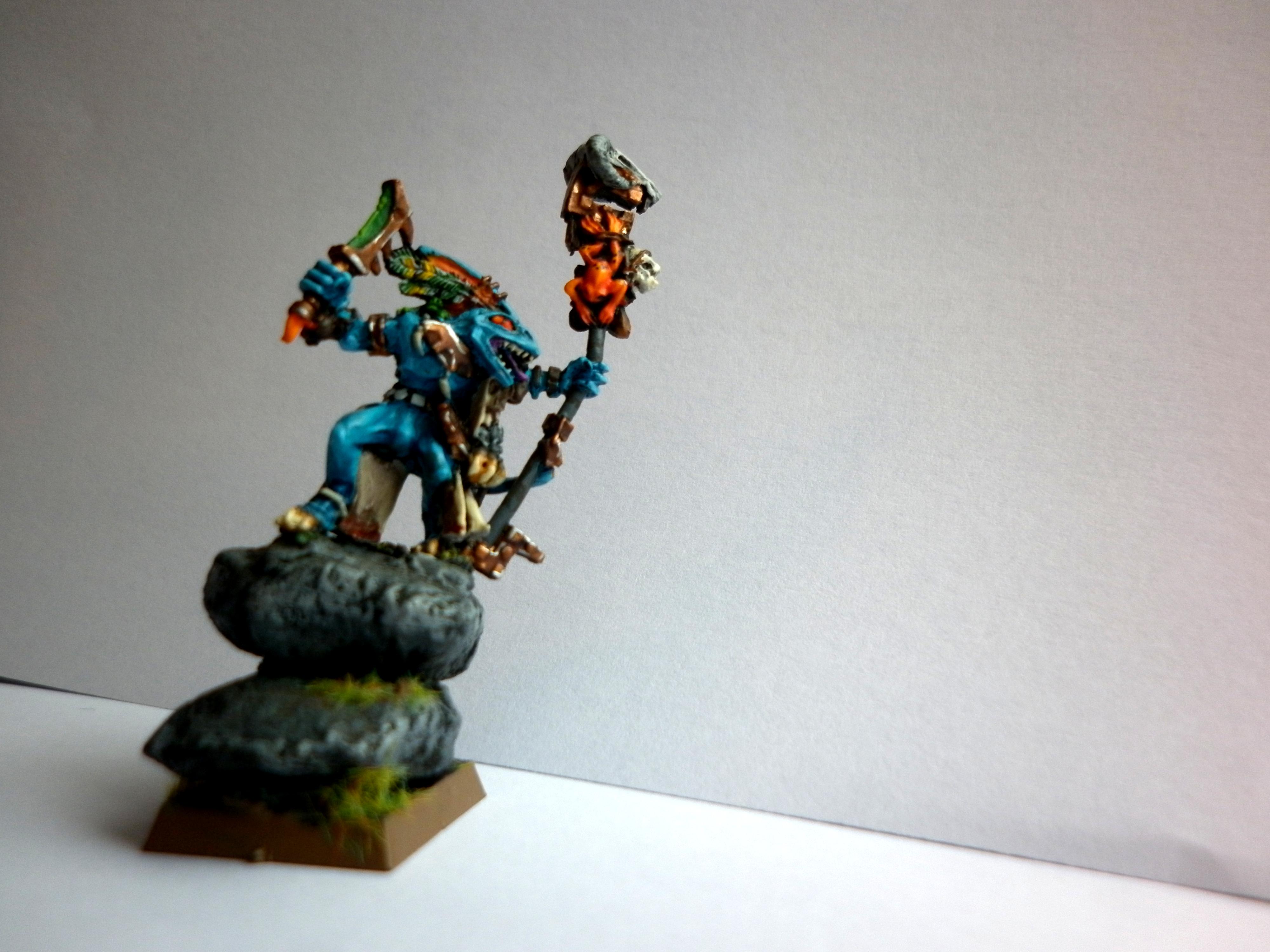Hero, Lizardmen, Mage, Skink Priest, Skinks, Warhammer Fantasy