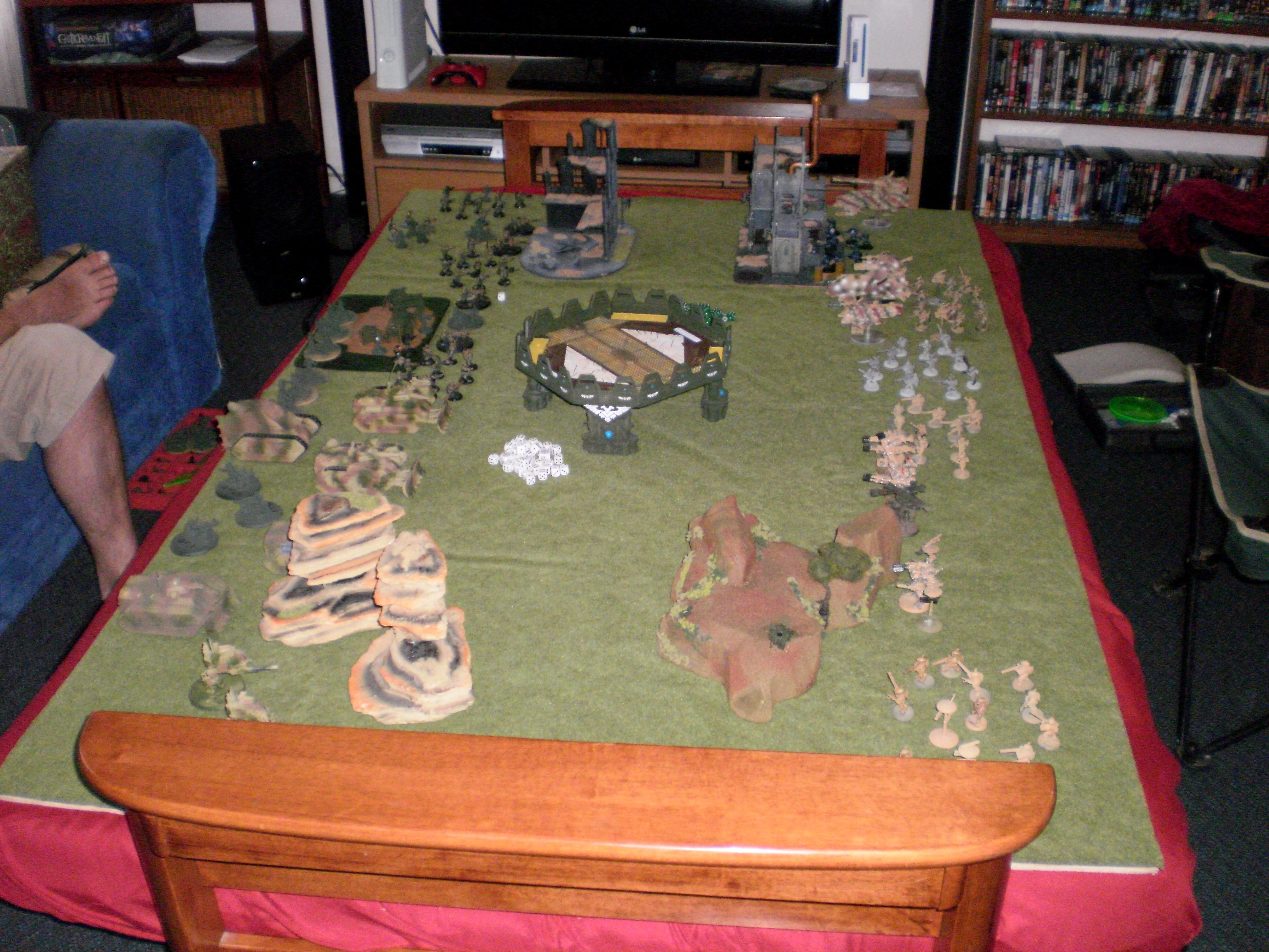 Battle Report, Tau, Terrain