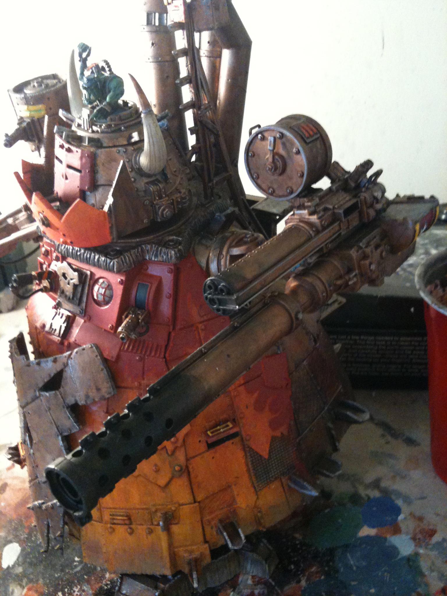 Gun, Orks, Stompa, Warhammer 40,000
