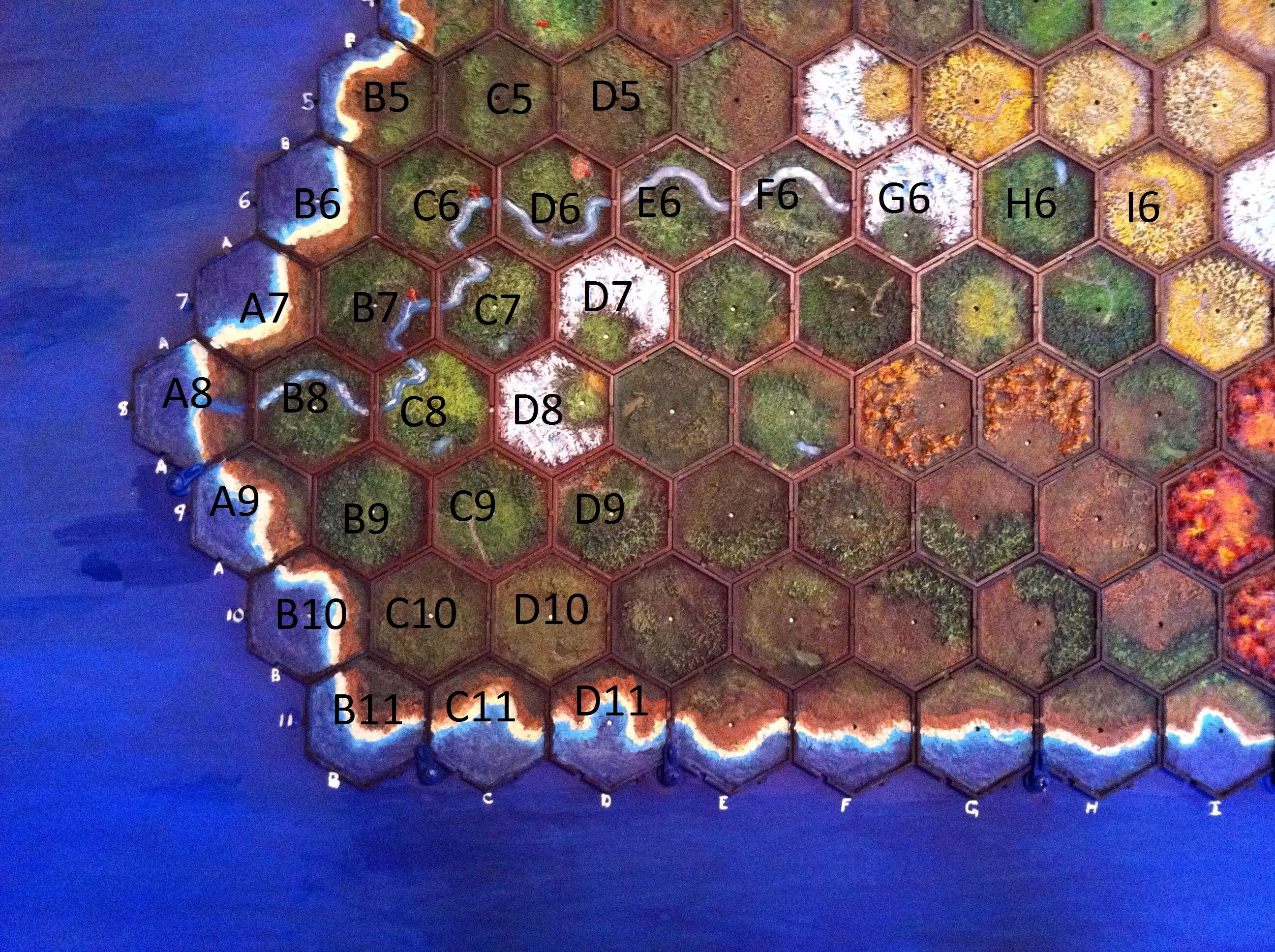 Examples of Hex Locations