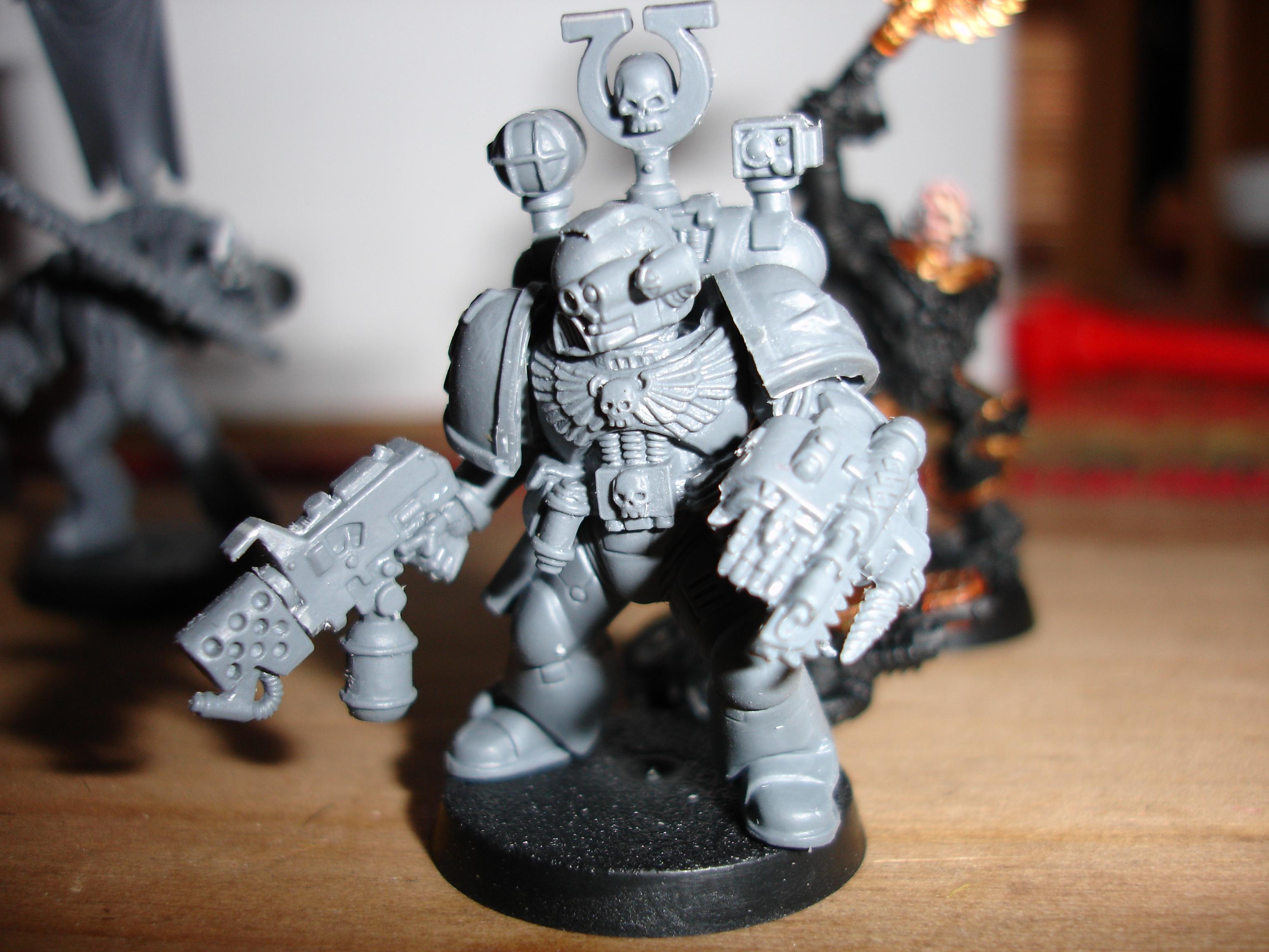 Cassius, Chaplain, Chaplin, Space Marines, Ultramarines, Warhammer 40,000, Work In Progress