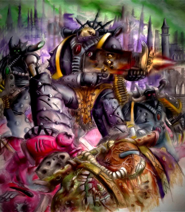Chaos Marine Blood Angels