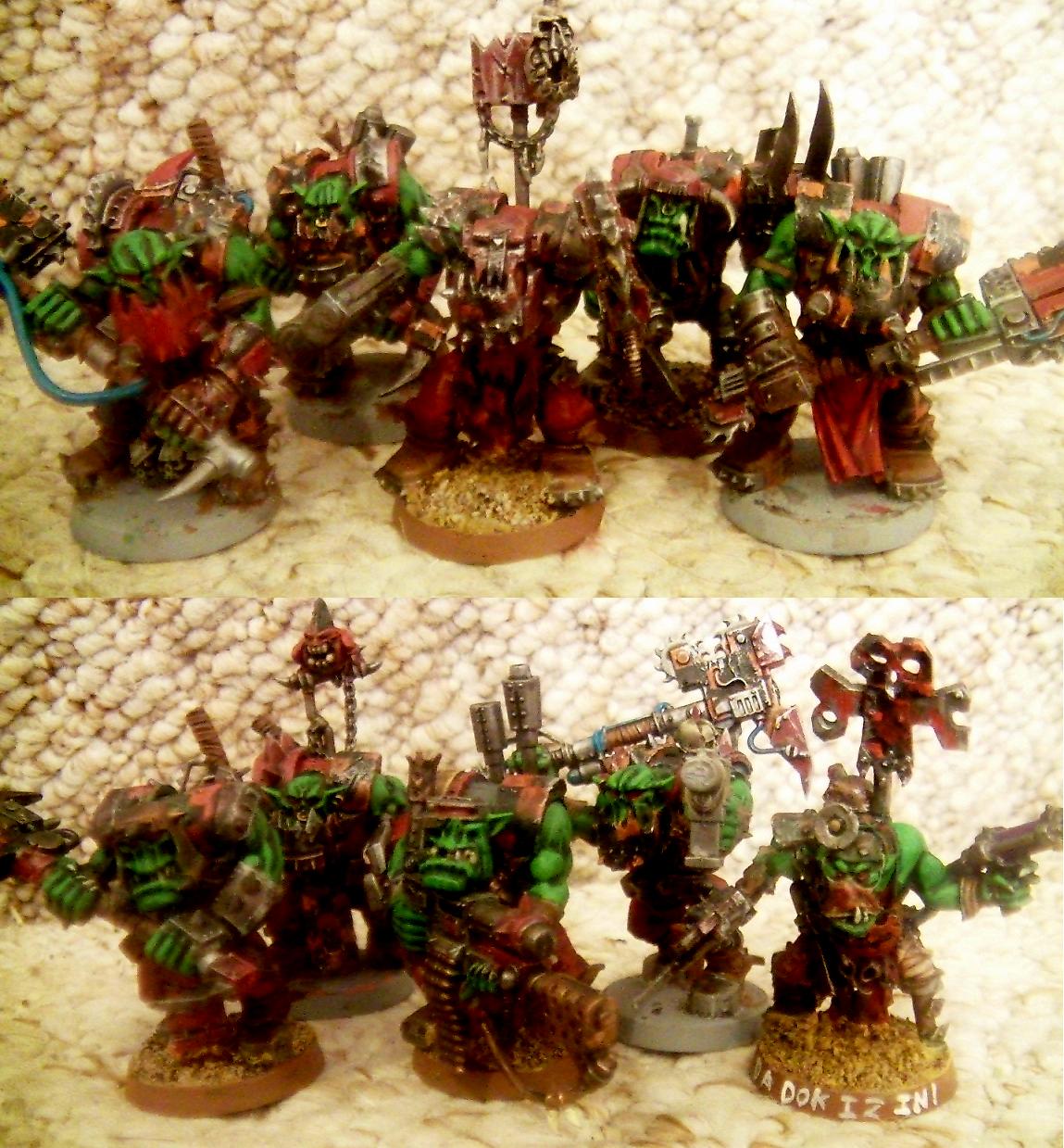 Big Choppa, Choppa, Green, Mean, Nob, Orks, Painboy, Power Klaw, Scarboy