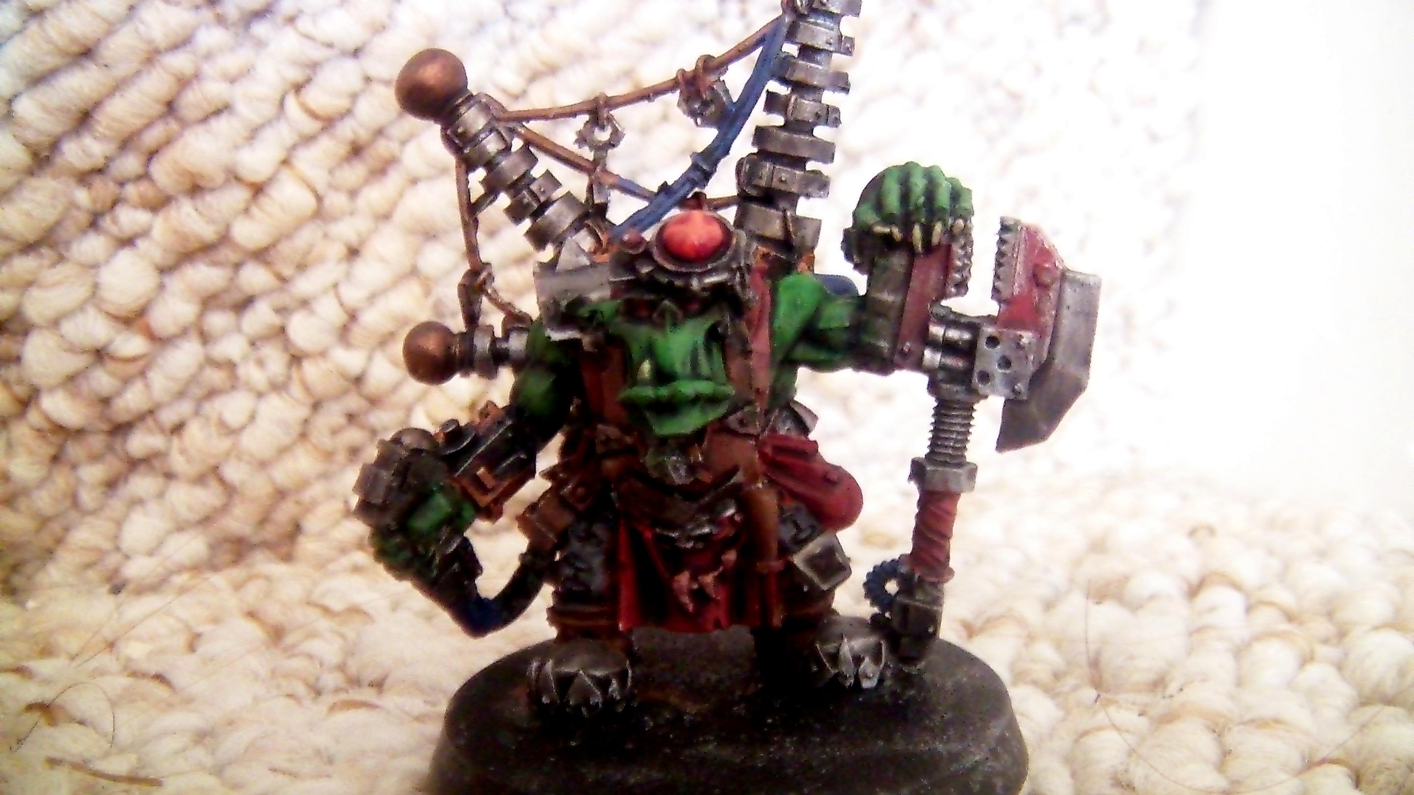 Big Mek, Headquarters, Kustom Force Field, Mekboy, Orks, Warhammer 40,000