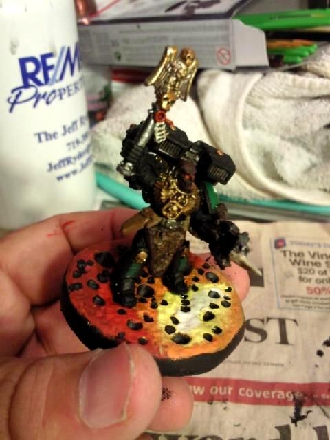 Chaplain, Salamanders, Space Marines, Warhammer 40,000