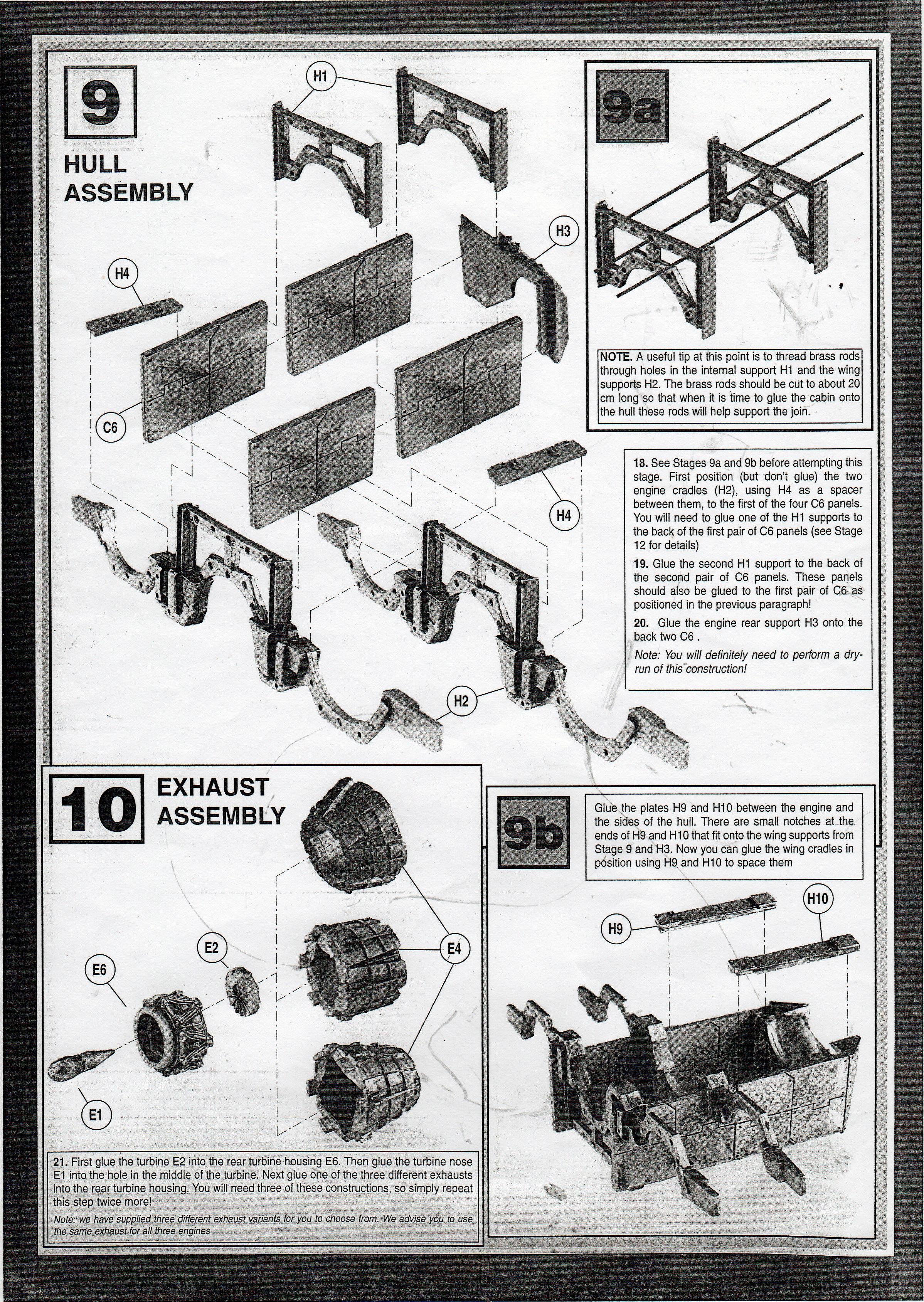 Instructions, Metal Thunderhawk, Space Marines, Thunderhawk