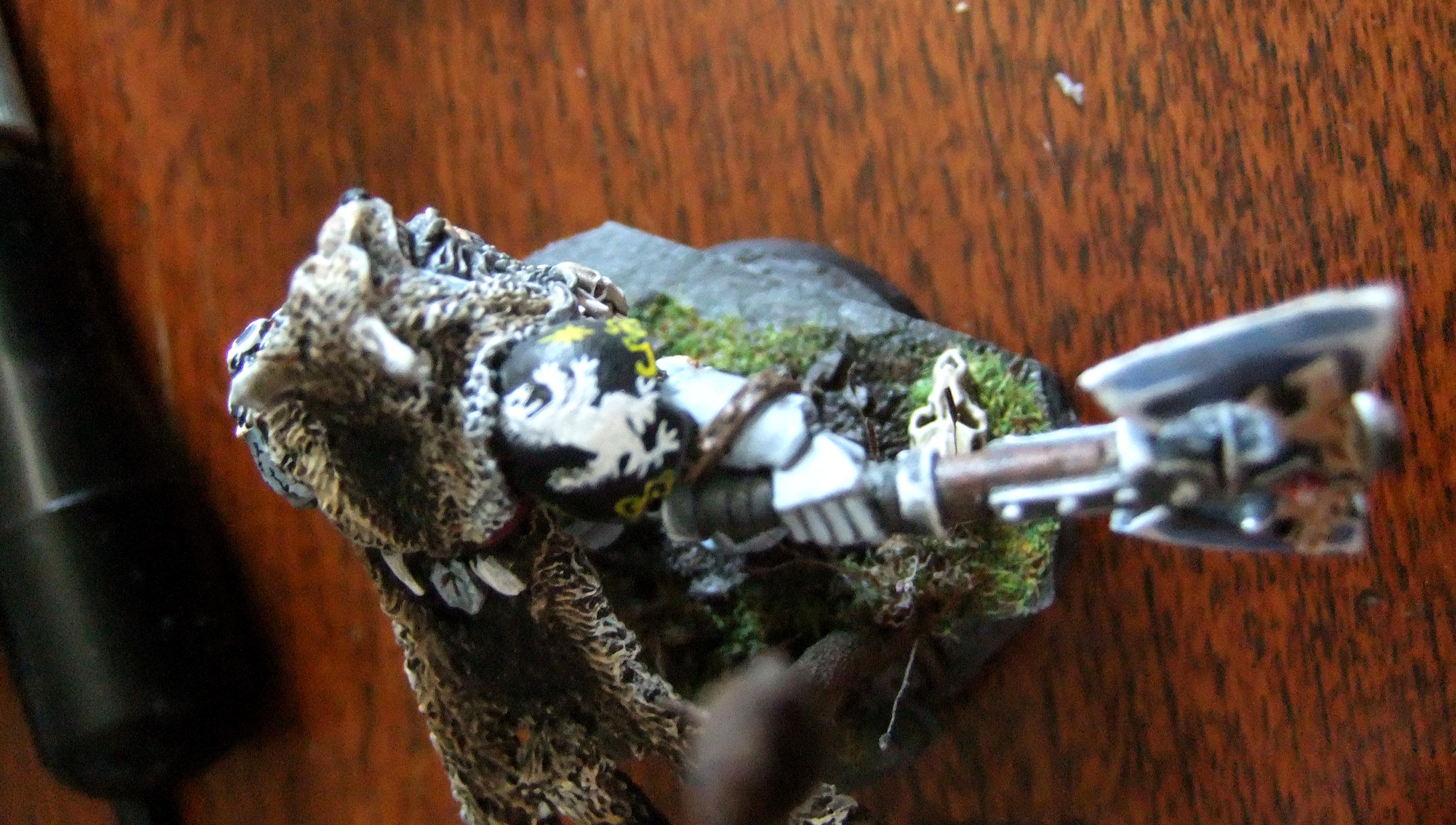 Base, Finecast, Grimnar, Logan, Non-Metallic Metal, Scenic, Space, Space Marines, Wolves