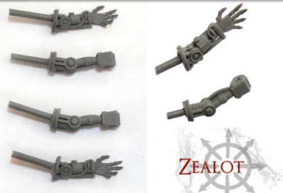 Zealot Games, Zealot Games - robot arms