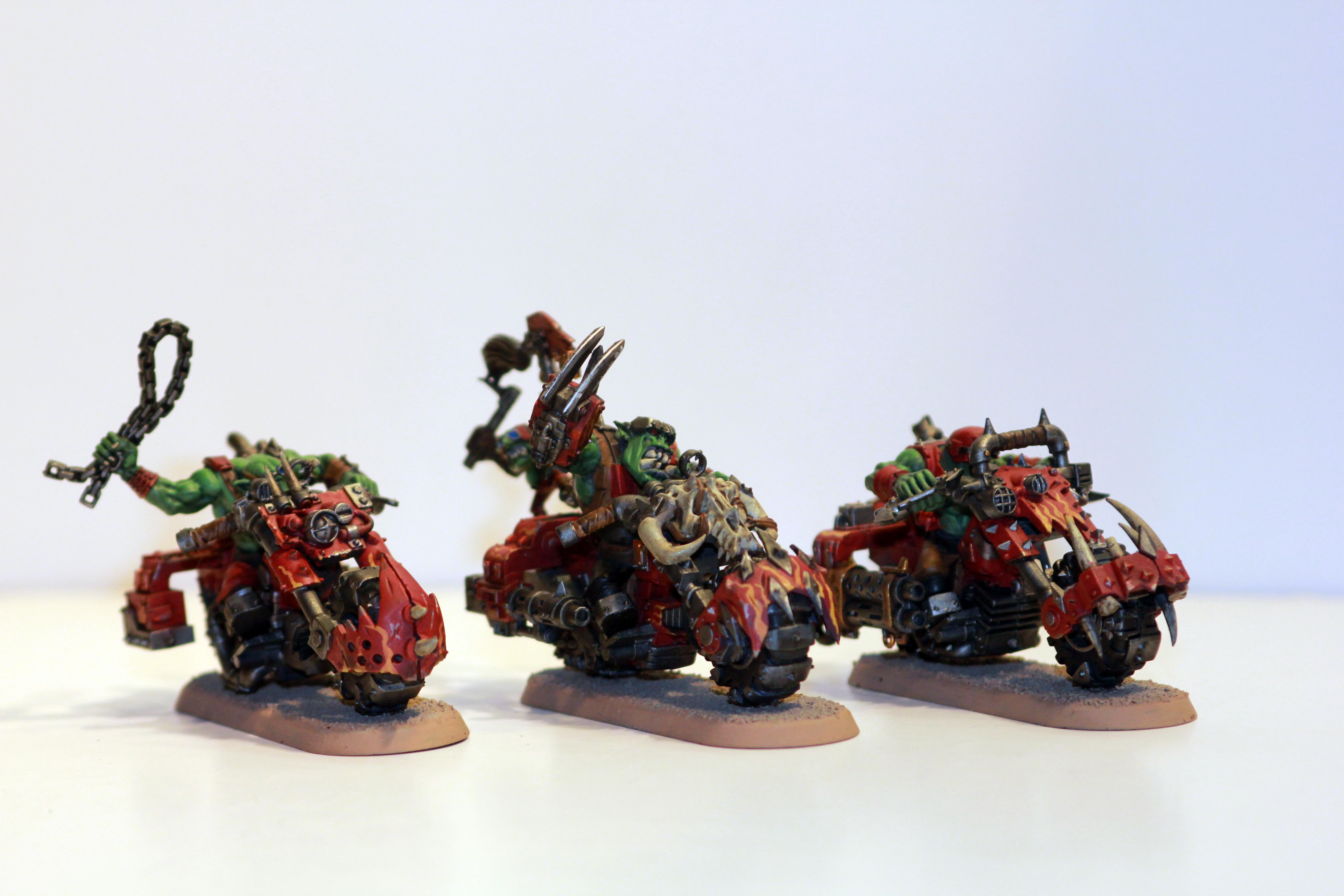 Warhammer 40k; Ork; Warbikes