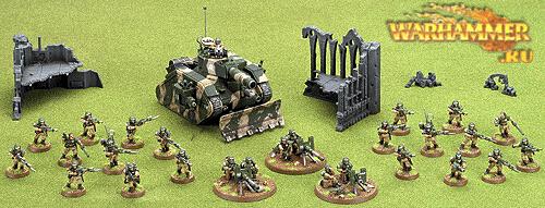 Astra Militarum, Battleforce, Heavy Weapon, Imperial Guard, Infantry Squad, Leman Russ