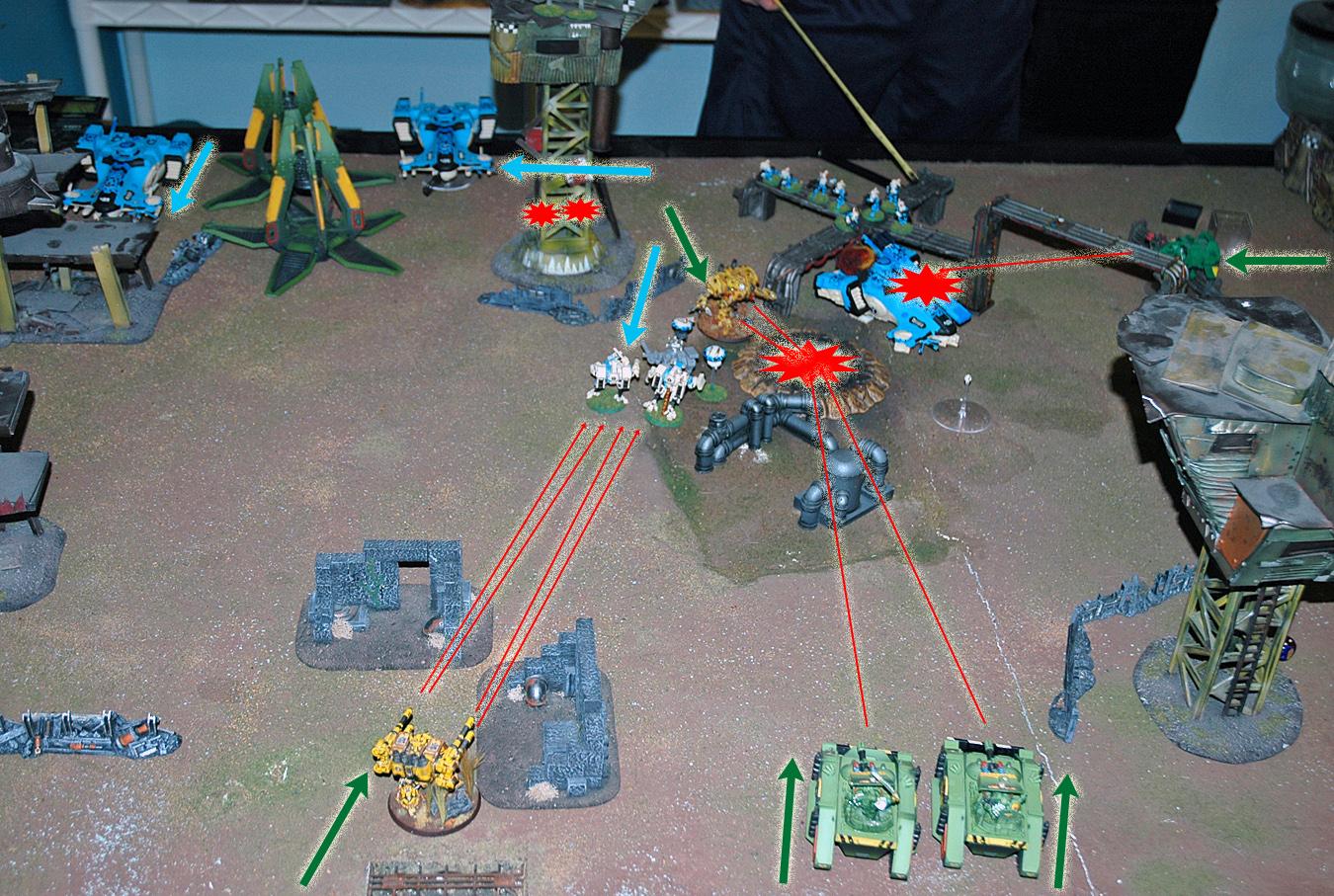 1500 Pts, Battle Report, Mantis Warriors, Space Marines, Tau, Warhammer 40,000
