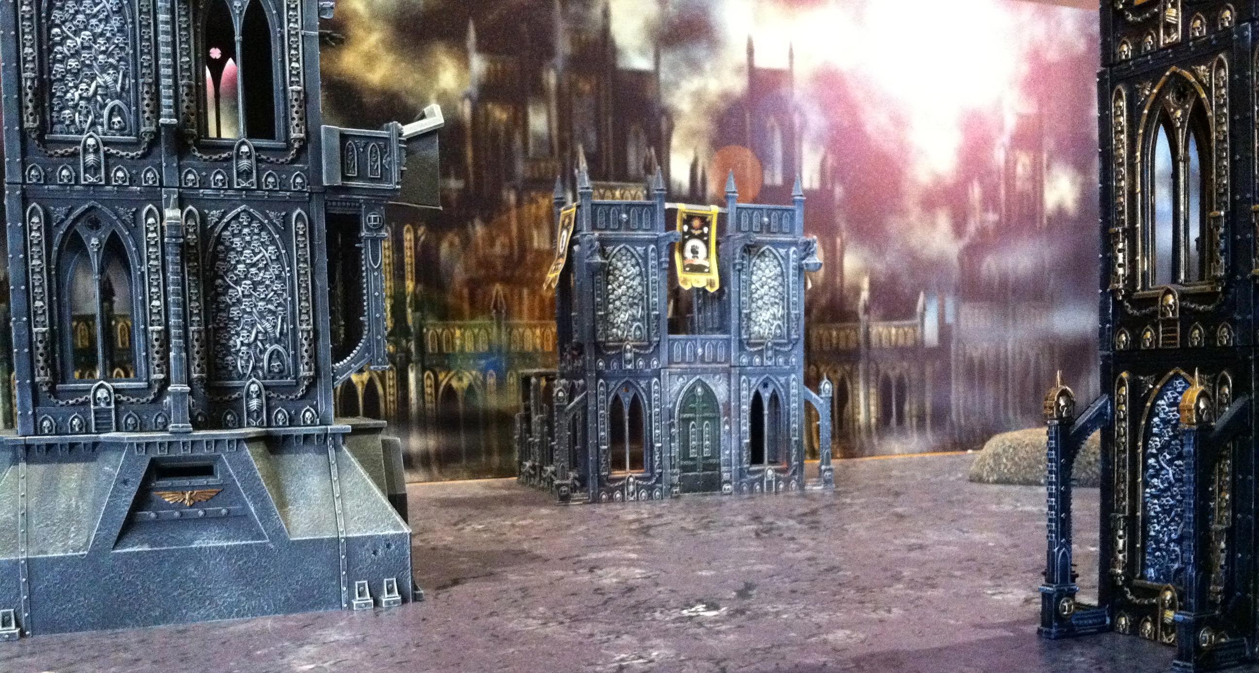 Buildings, Cities Of Death, Game Table, Gothic Buildings, One Warhammer 40000 Table In Frendly Fire Shop