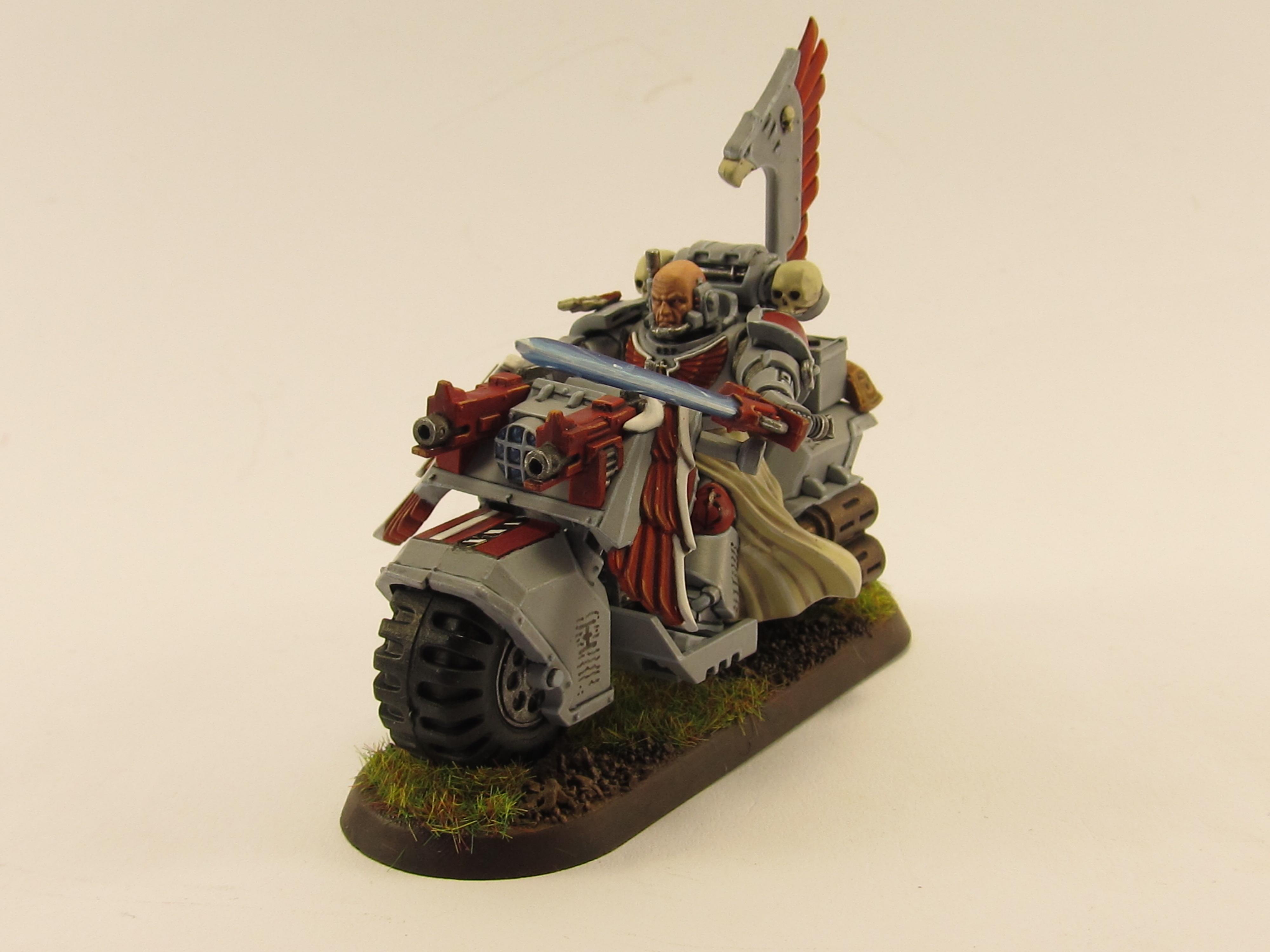 Bike, Sergeant, Space Marines, Warhammer 40,000