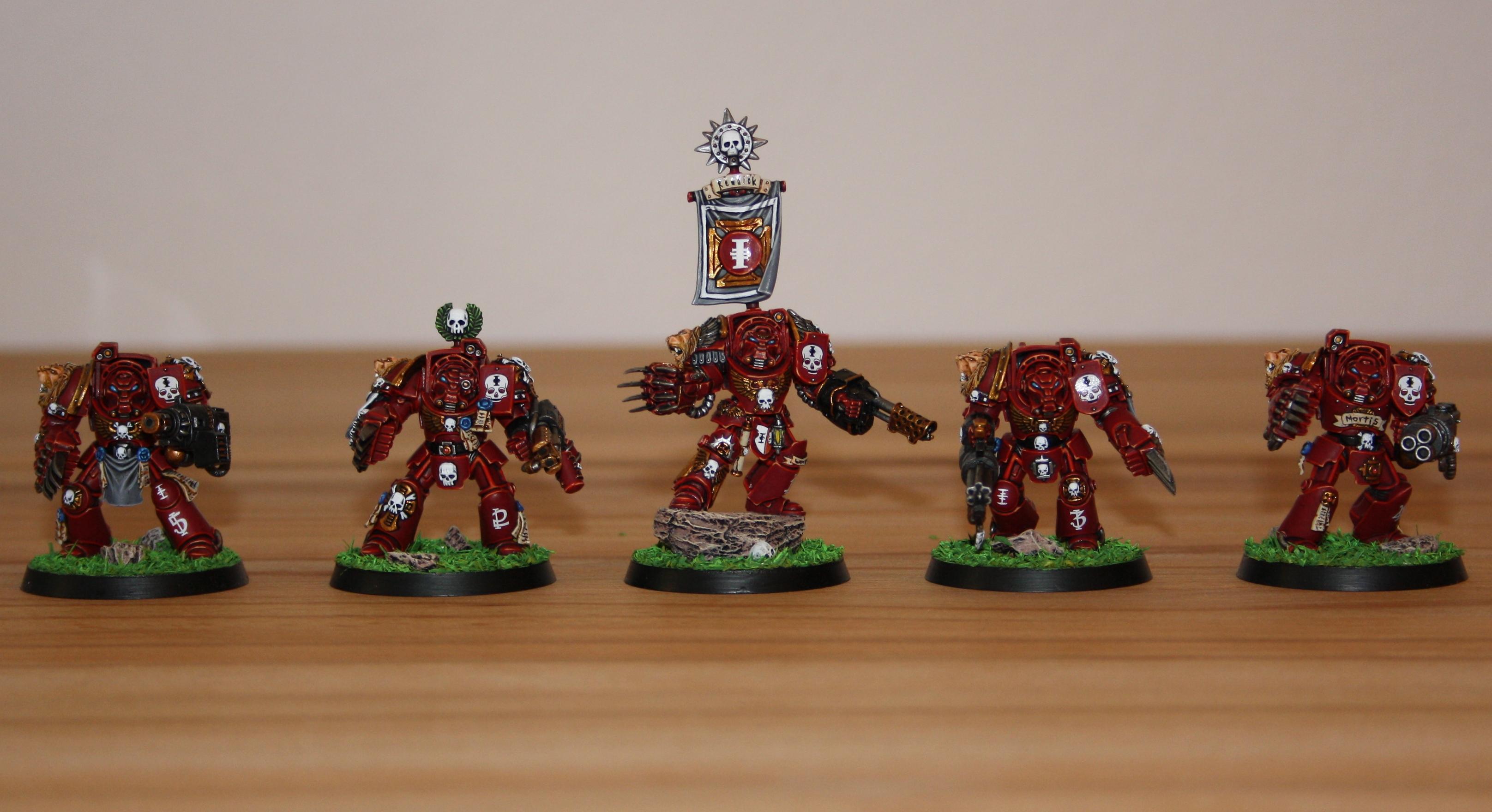 Red Hunters, Space Marines, Terminator Armor, Veteran