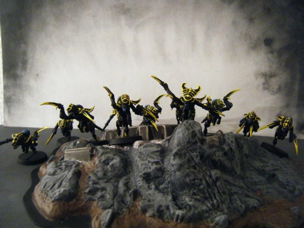 Gaunt, Gaunts, Glande D'adr&eacute;naline, Hormagaunts, Tyranide, Tyranides, Tyranids, Wasp
