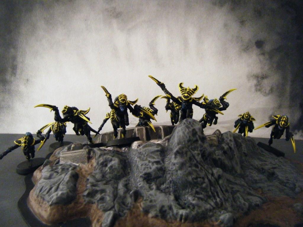 Gaunt, Gaunts, Glande D'adr&eacute;naline, Hormagaunts, Tyranide, Tyranides, Tyranids, Wasp