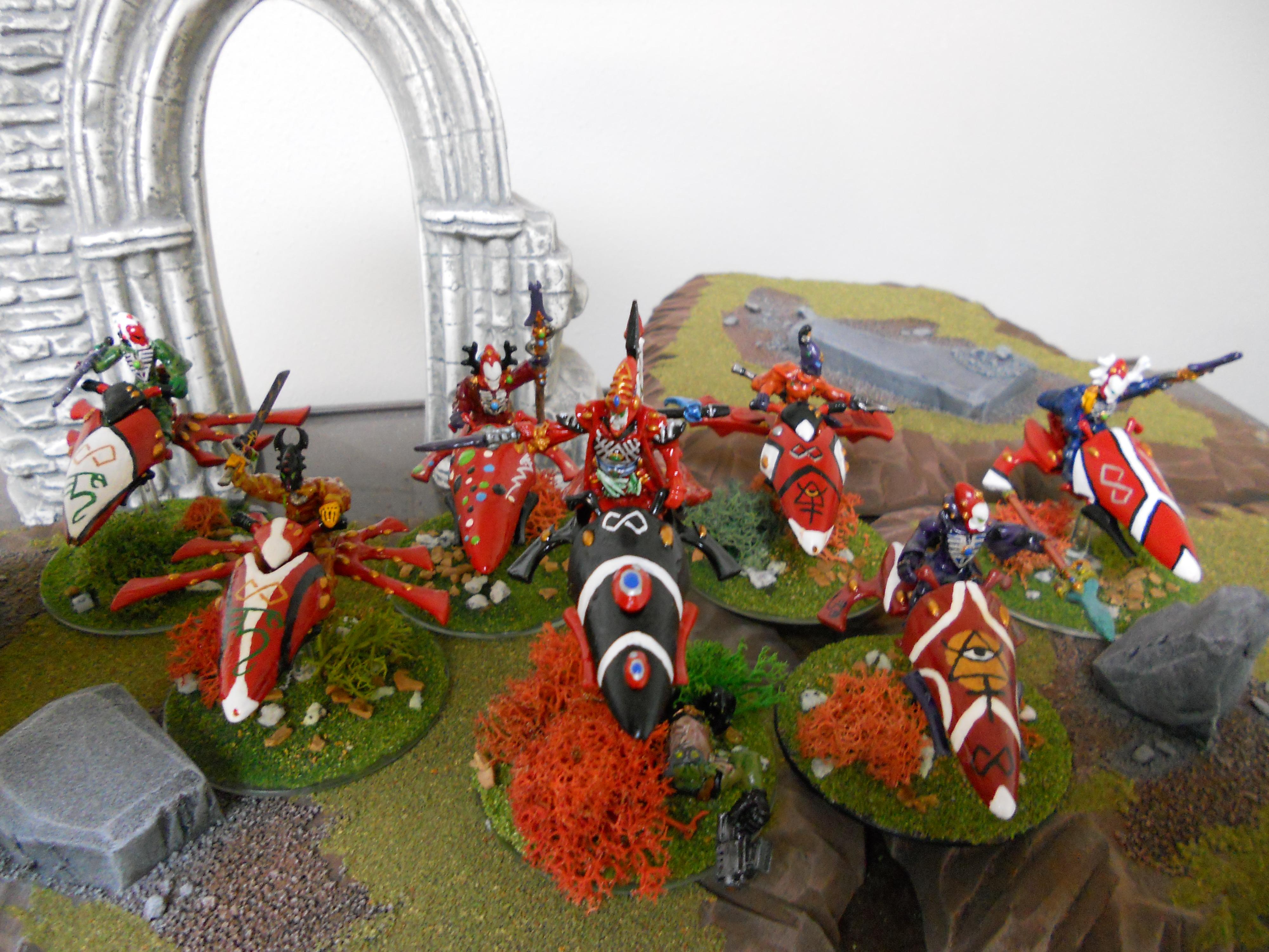 Eldar, Farseer, Jetbike, Saim-hann, Seer Council, Warhammer 40,000, Warhammer 40k Eldar Saim-hann Army, Warlock