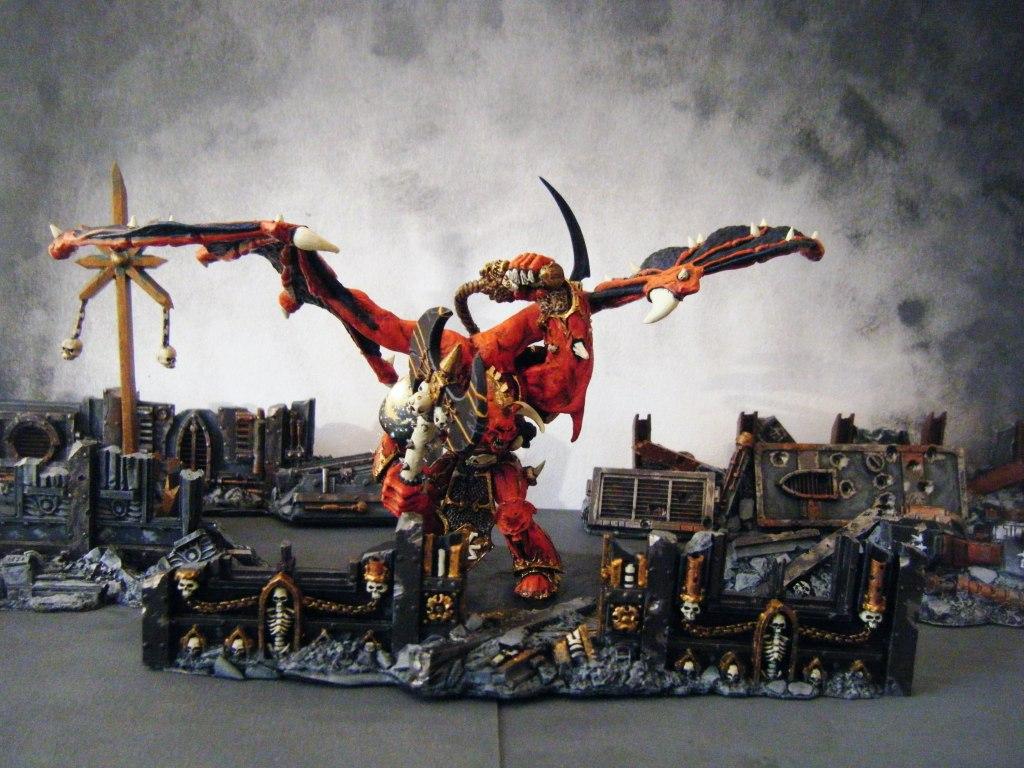 Astartes, Berserk, Berzerk, Bloodthirster, Buveur De Sang, Chaos, Chaos Space Marines, Conversion, D&eacute;mon, Daemons, Khorne, Space Marines, Space Marines Du Chaos, World Eaters